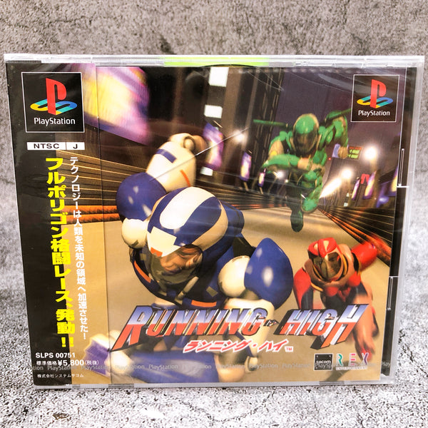 Playstation Running High PS1 Sacom Japan Game Sealed New