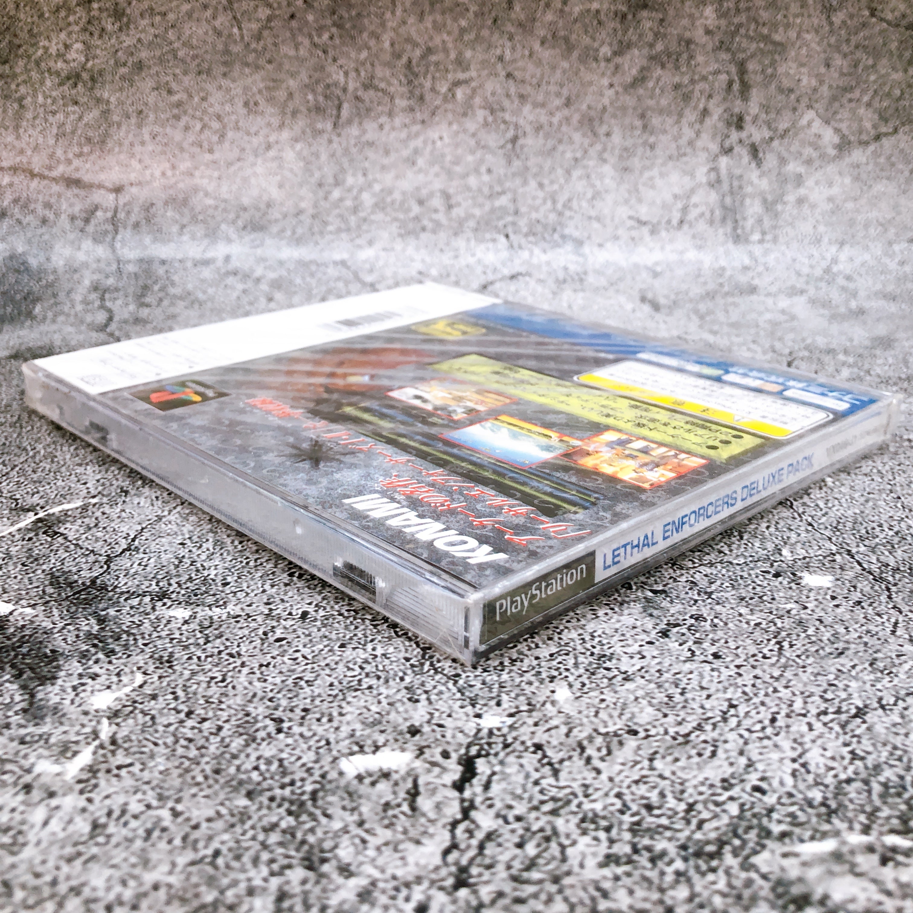 Playstation Lethal Enforcers Deluxe Pack PS1 Konami Shooting Game Sealed NEW