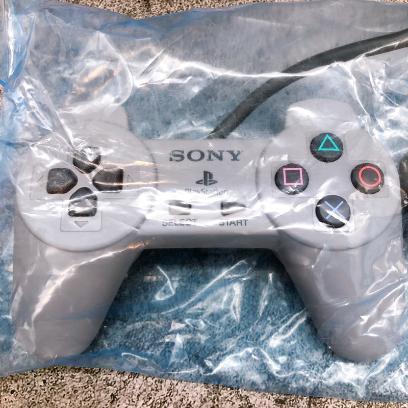 PS1 2m Long Cable Controller Pad SCPH-1080 Boxed Gray Sony Playstation Official