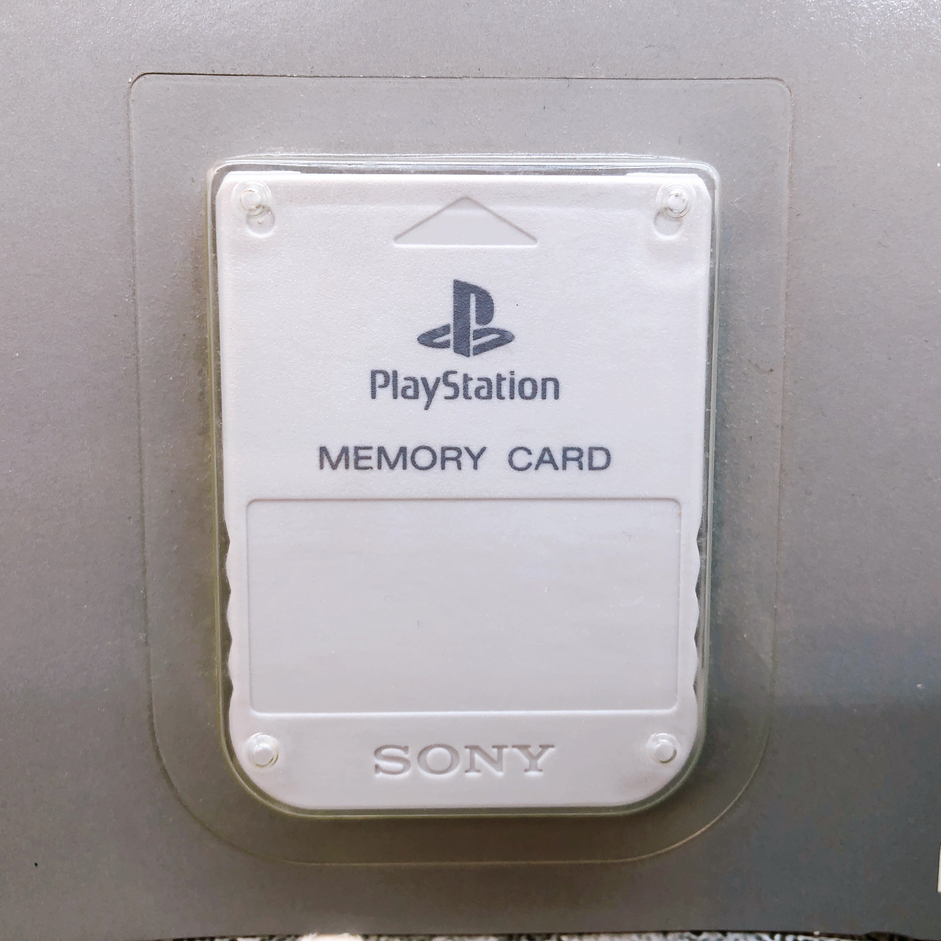 PS1 Official Memory Card SCPH-1020 15 Block Sony PlayStation Japan Game Sealed