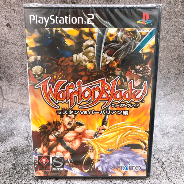 Playstation 2 Warrior Blade Rastan vs Barbarian PS2 Taito Japan Game Sealed New