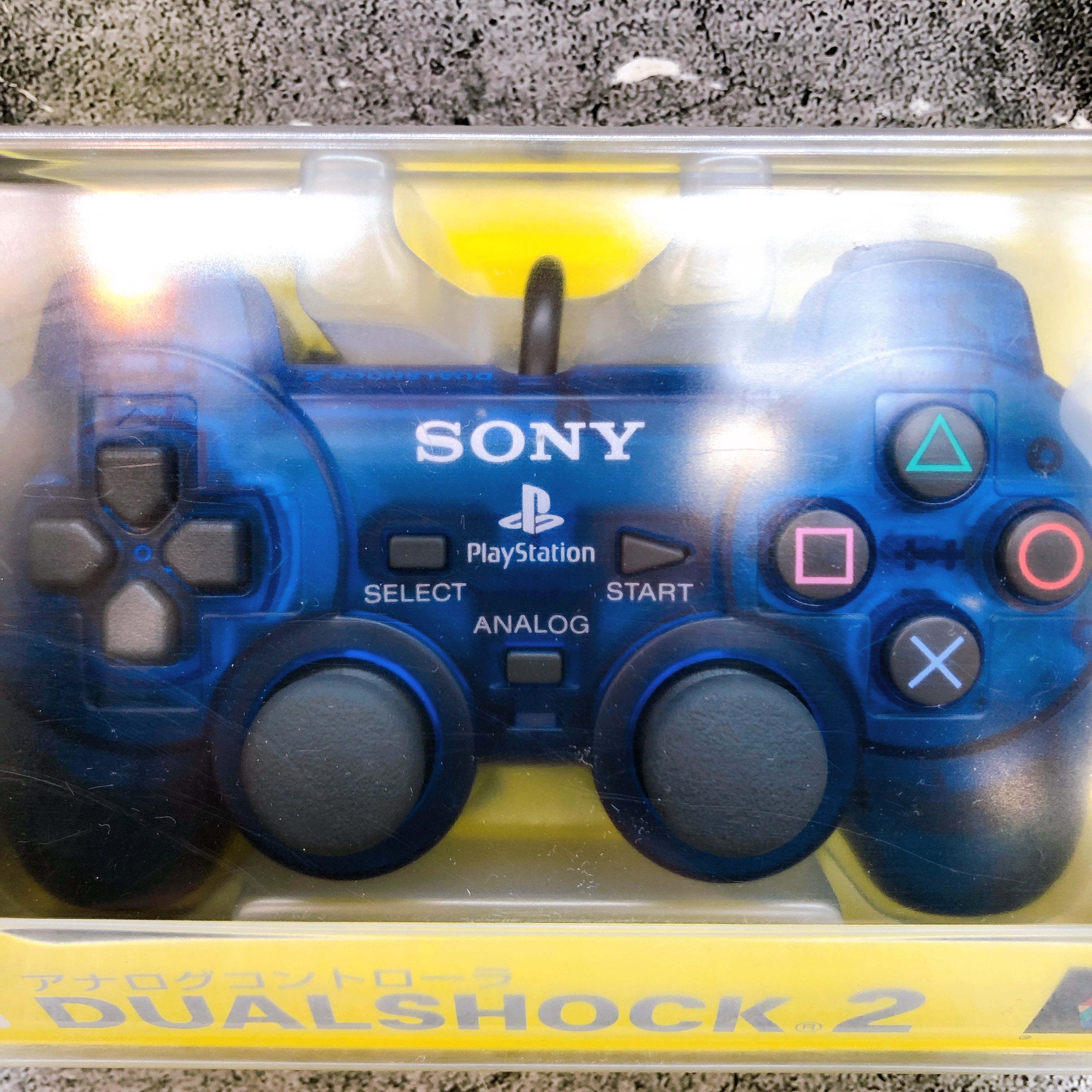 Sony PlayStation 2 Dualshock 2 Controller Clear Ocean Blue SCPH-10010 Boxed NEW