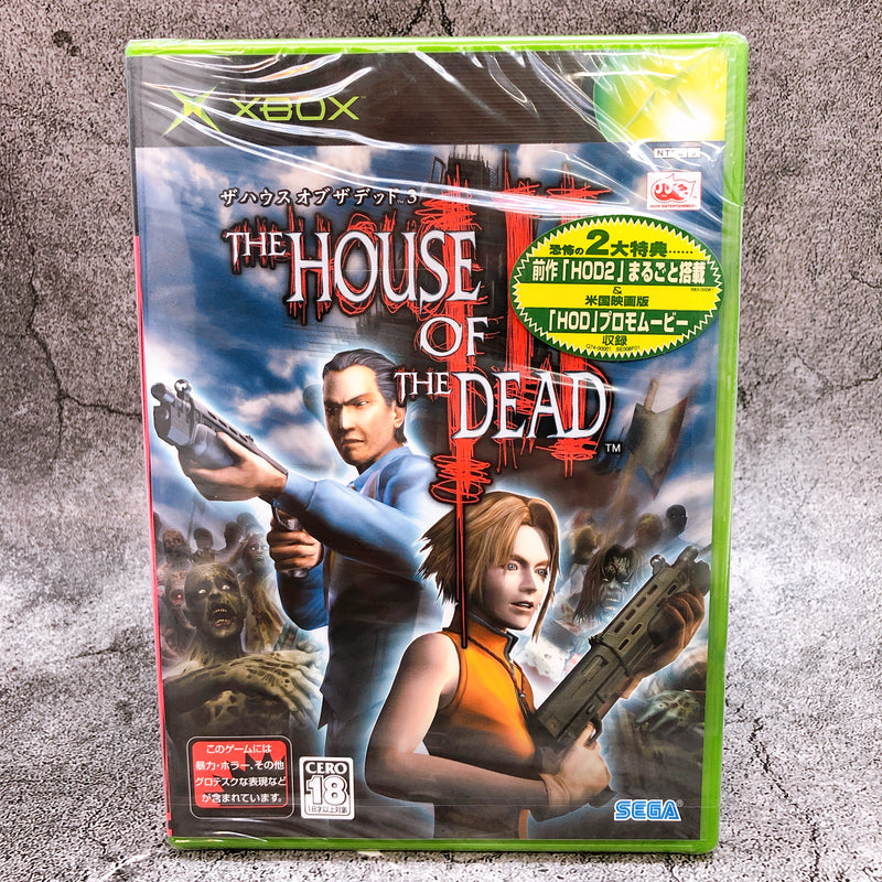 Microsoft Xbox The House of the Dead III 3 SEGA Japan Horror Game Sealed New