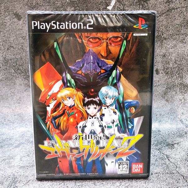 Playstation 2 Neon Genesis Evangelion 2 PS2 Bandai Japan Game Sealed N