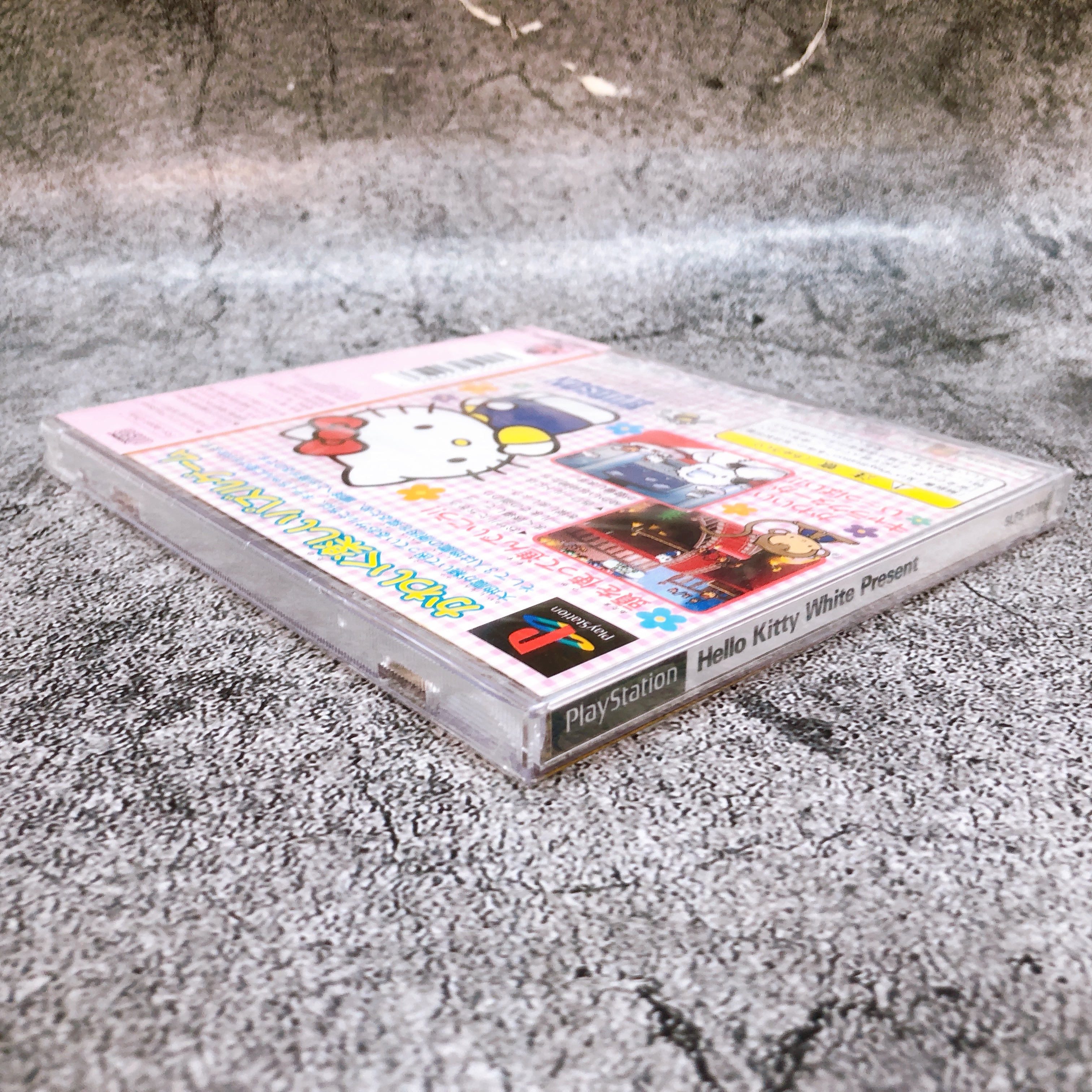 Playstation Hello Kitty White Present PS1 Hudson Sony Puzzle Game Sealed New