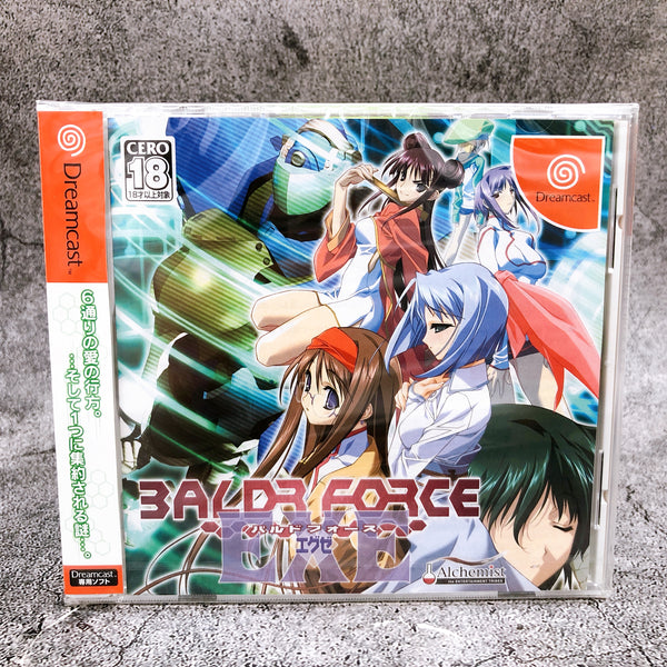 SEGA Dreamcast BALDR FORCE EXE Alchemist Japan Retro DC Shooter Game Sealed New