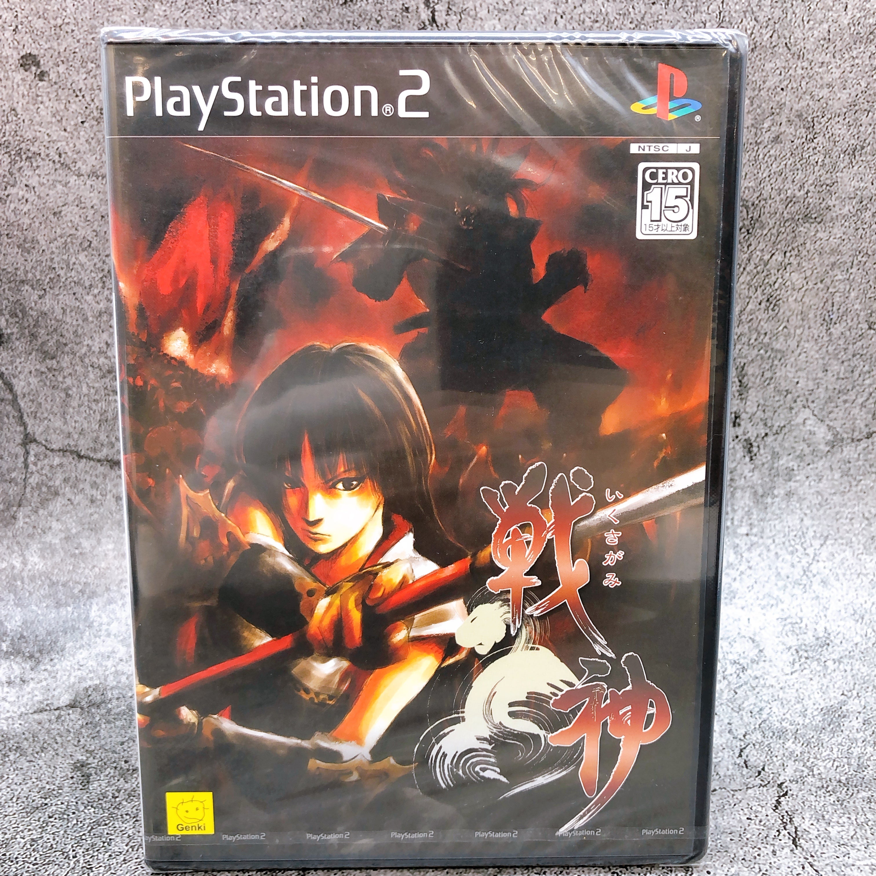 Playstation 2 Ikusa Gami PS2 Genki Japan Game Sealed New