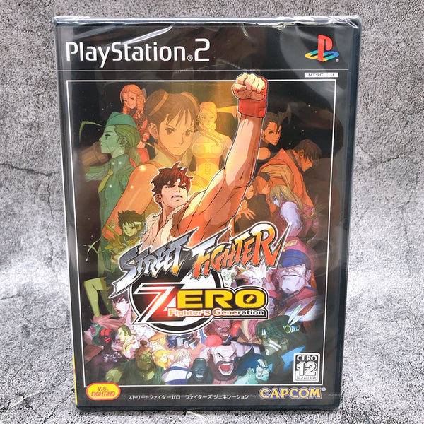 Playstation 2 Street Fighter ZERO Fighters Generation PS2 Capcom Game Sealed New