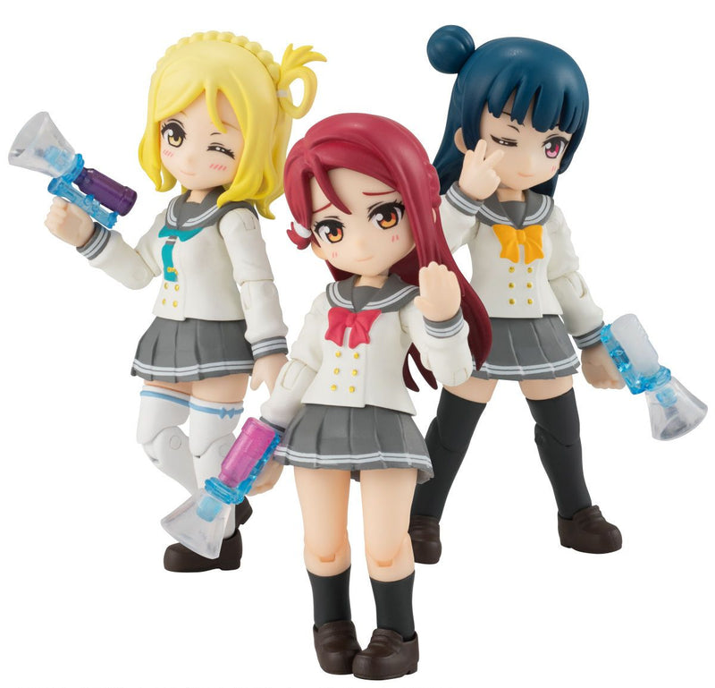 Aqours Shooters! Love Live Sunshine 01 & 02 & 03 SET of 3 Bandai Figure Kit NEW