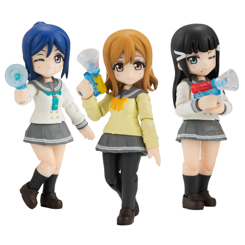 Aqours Shooters! Love Live Sunshine 01 & 02 & 03 SET of 3 Bandai Figure Kit NEW