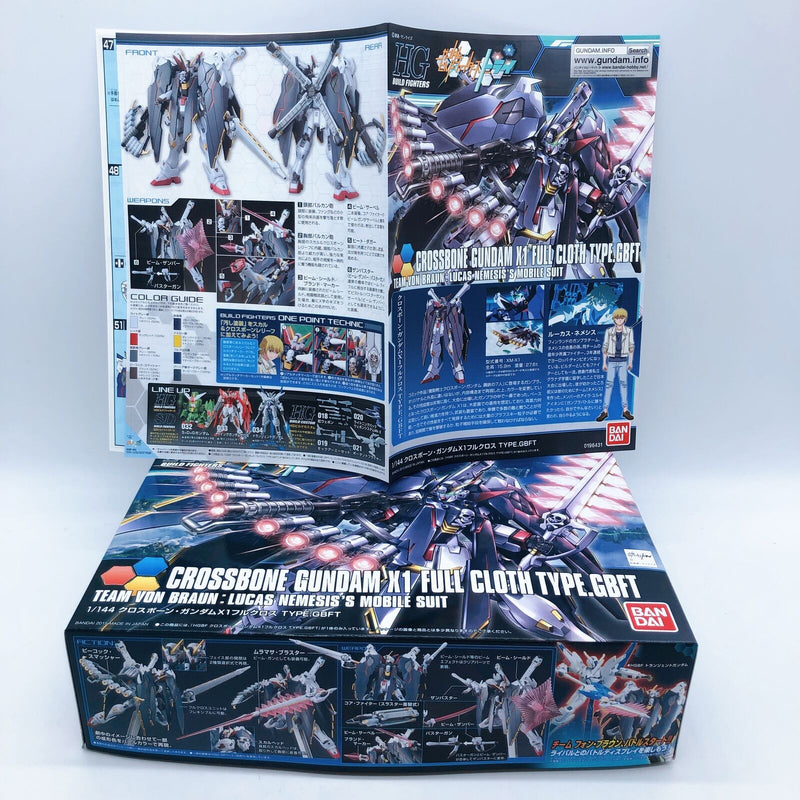 HGBF 1/144 Crossbone Gundam X1 Full Cloth Ver.GBF