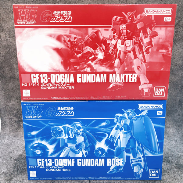 HG 1/144 Gundam Maxter & Gundam Rose Set Model Kit Premium Bandai NEW FASTSHIP