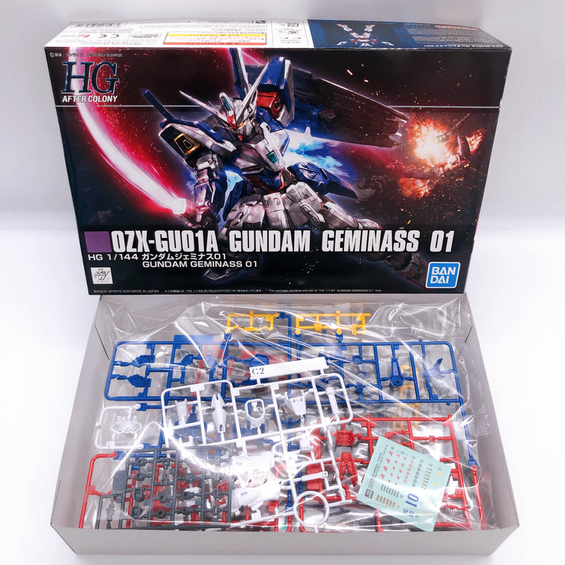 HG 1/144 Gundam Geminass 01 & Assault Booster High Mobility Unit Set Kit Bandai