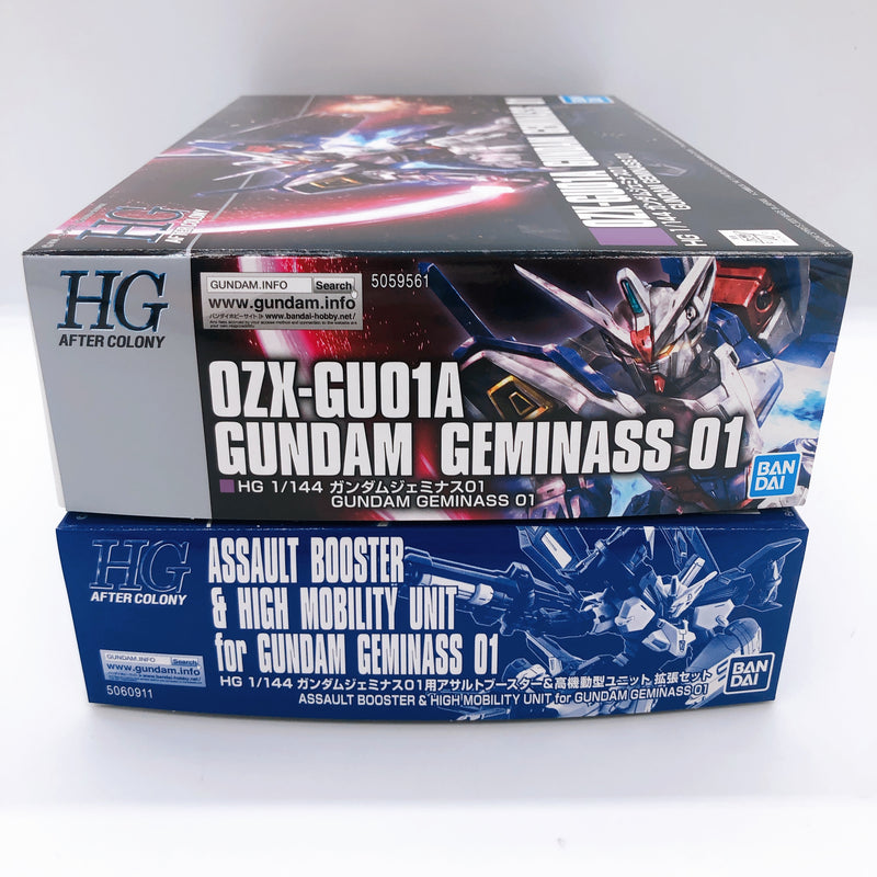 HG 1/144 Gundam Geminass 01 & Assault Booster High Mobility Unit Set Kit Bandai