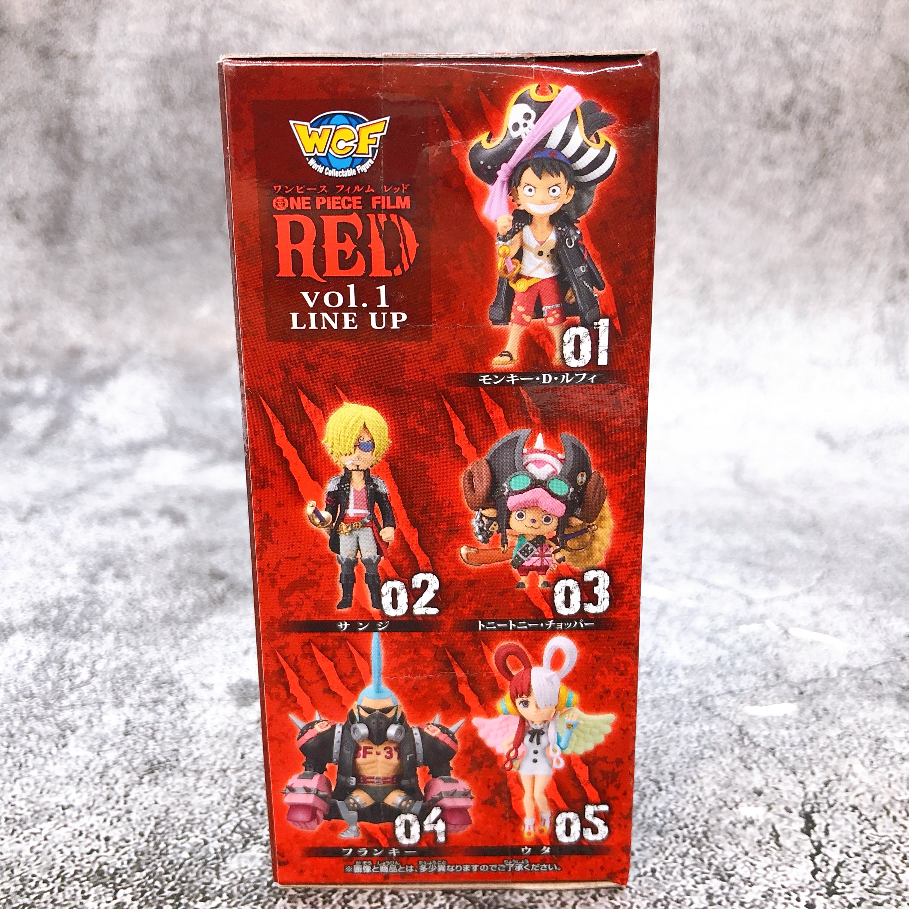 ONE PIECE FILM RED World Collectable Figure WCF vol.1-3 Complete Set J