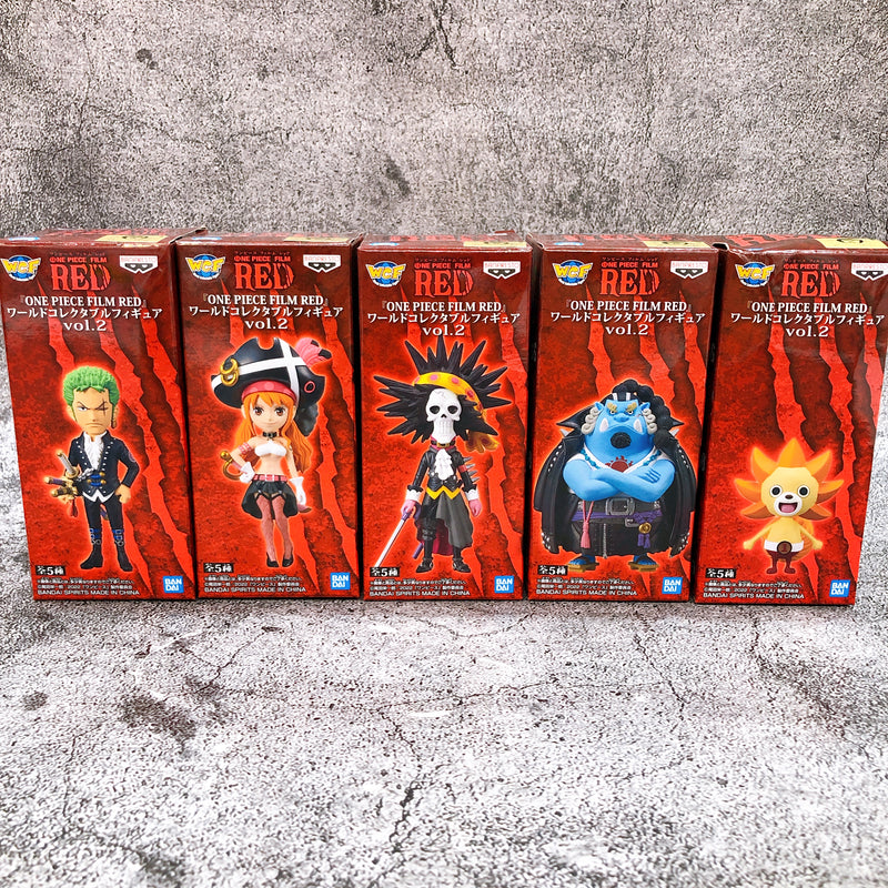 ONE PIECE FILM RED World Collectable Figure WCF vol.1-3 Complete Set Japan NEW