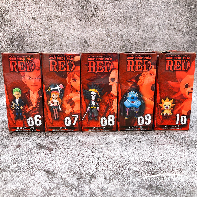 ONE PIECE FILM RED World Collectable Figure WCF vol.1-3 Complete Set Japan NEW