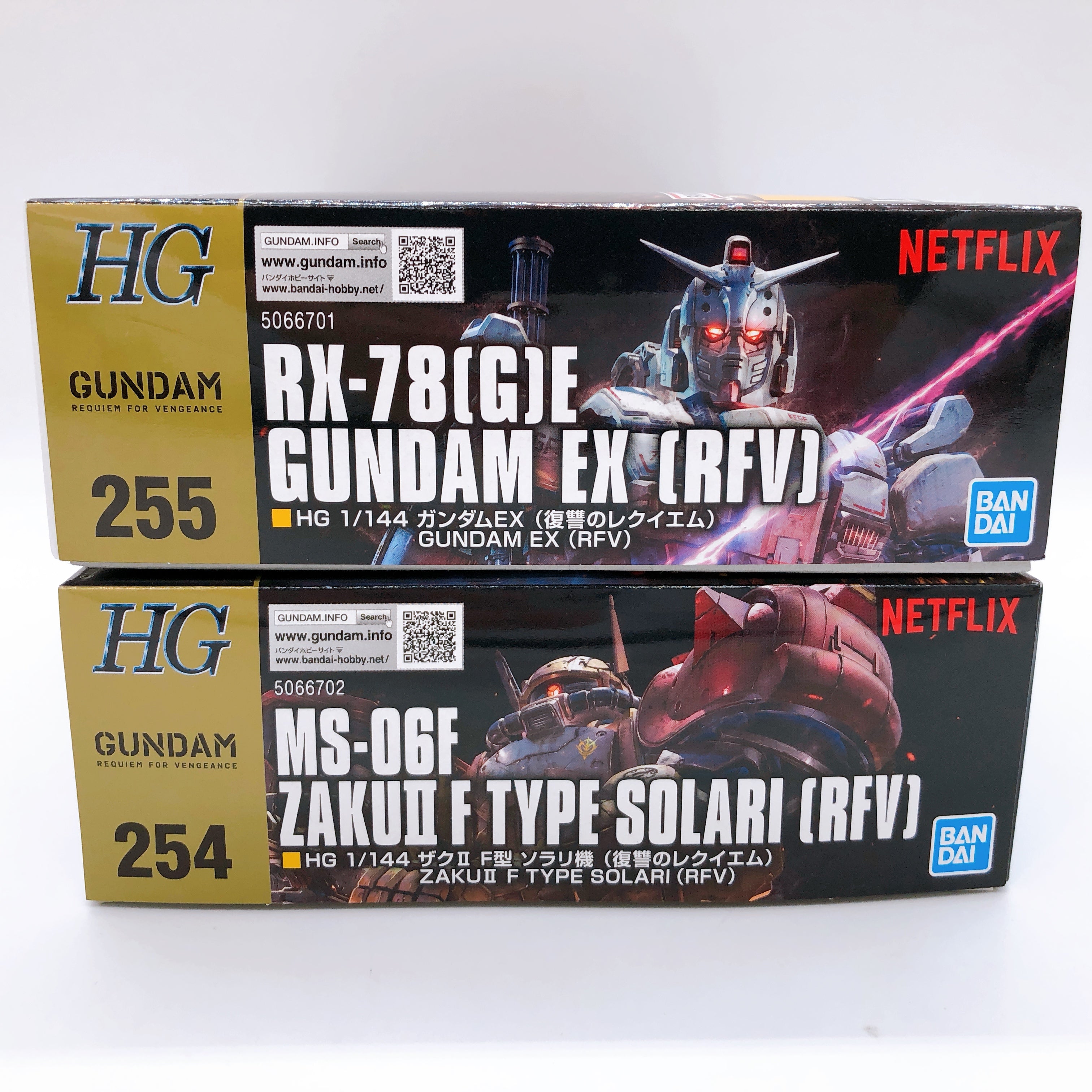 HG 1/144 Gundam EX & Zaku II F Type Solari Set RFV Requiem