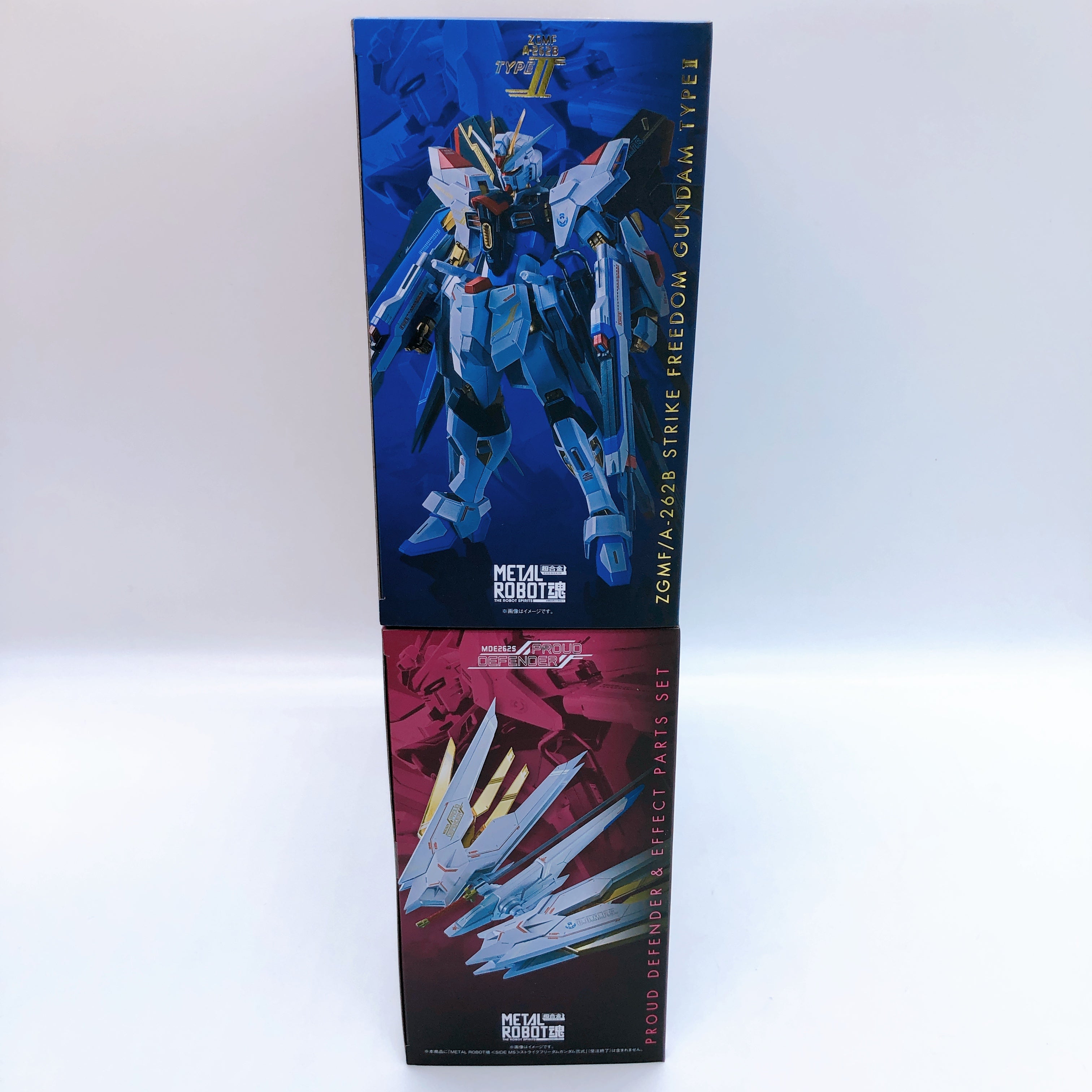 METAL ROBOT SPIRITS Strike Freedom Gundam & Proud Defender Effect Parts Set NEW