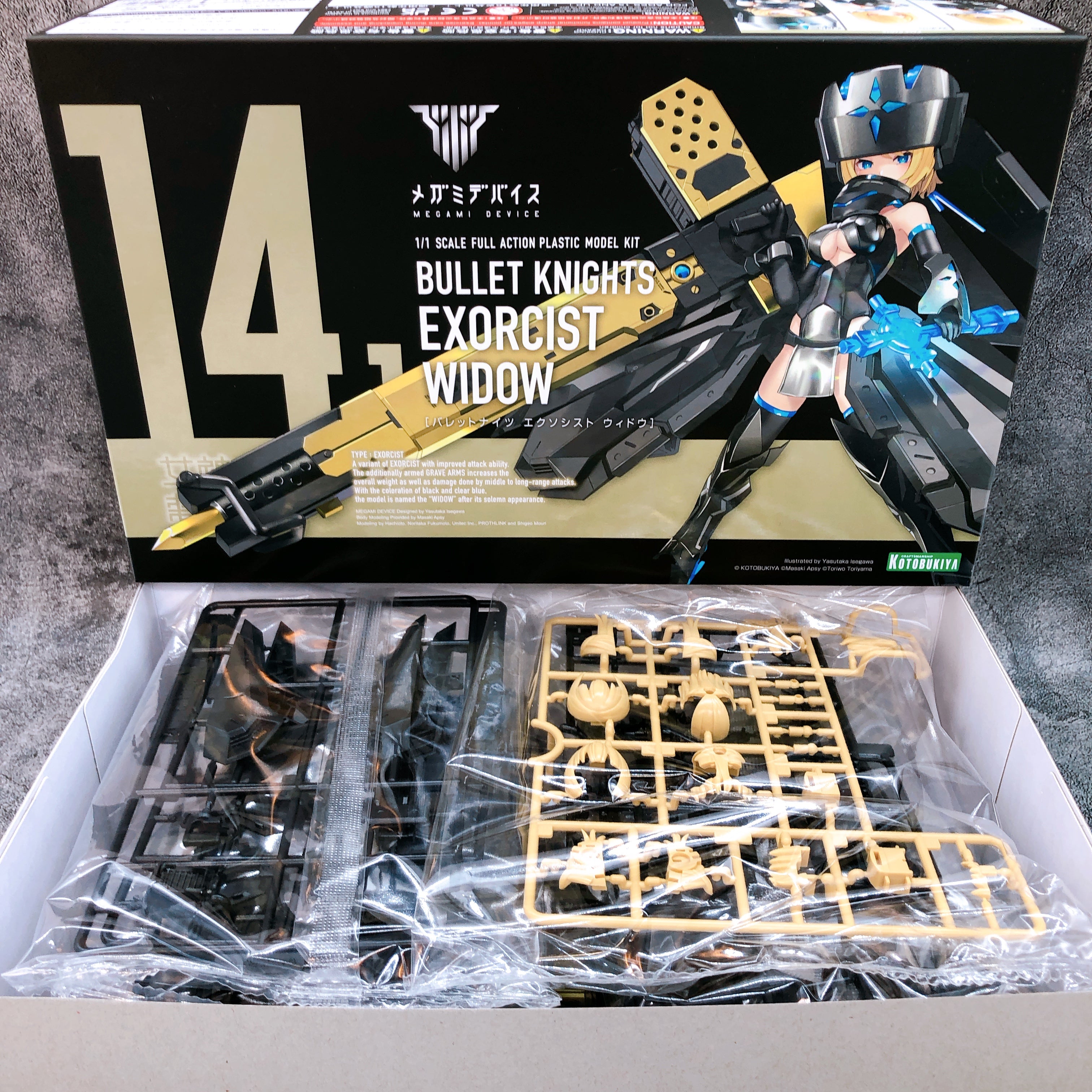 Megami Device Bullet Knights Exorcist Widow & Bonus Part Set Kit KOTOB