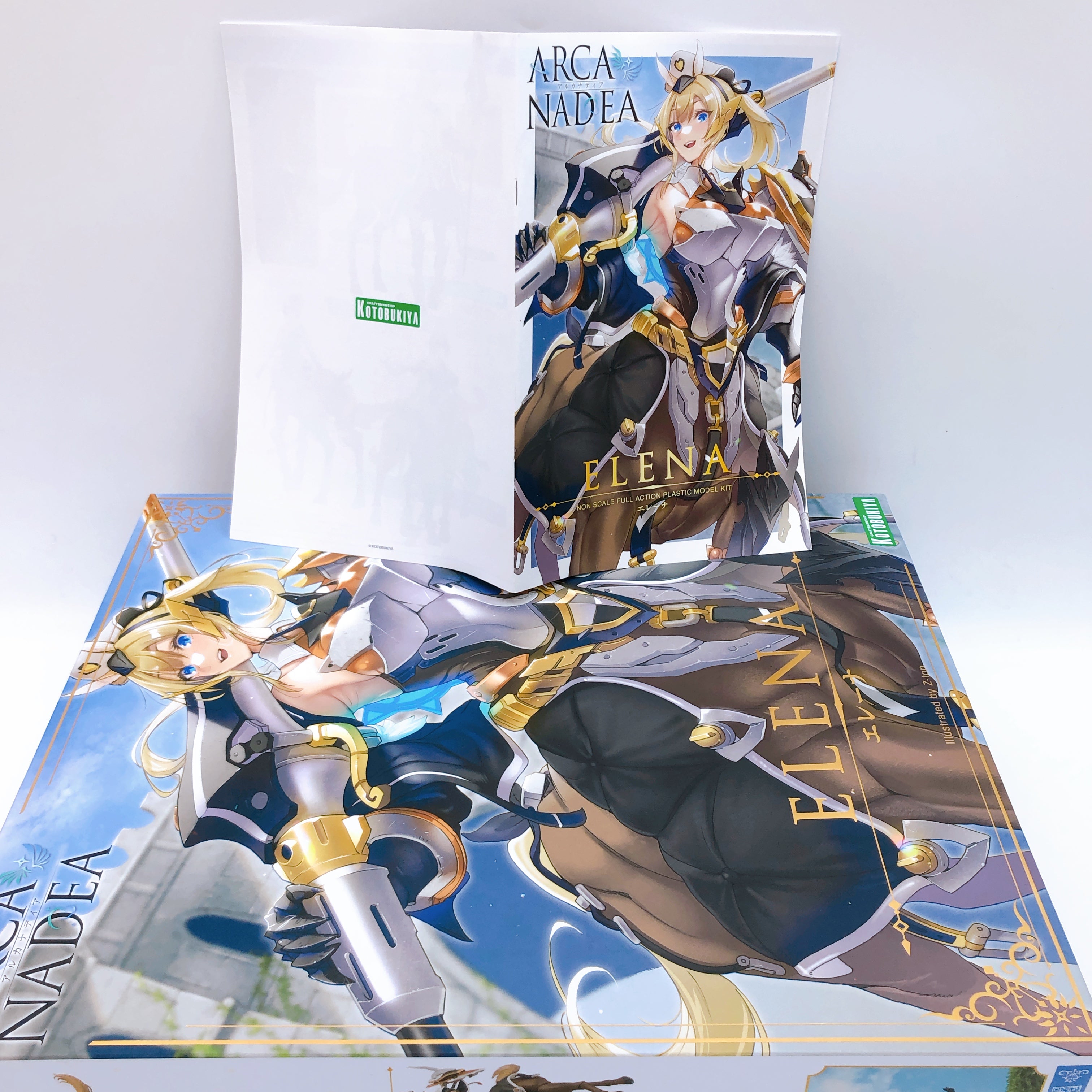 ARCANADEA ELENA & Bonus Special Color Hair Parts Set Model Kit KOTOBUKIYA NEW