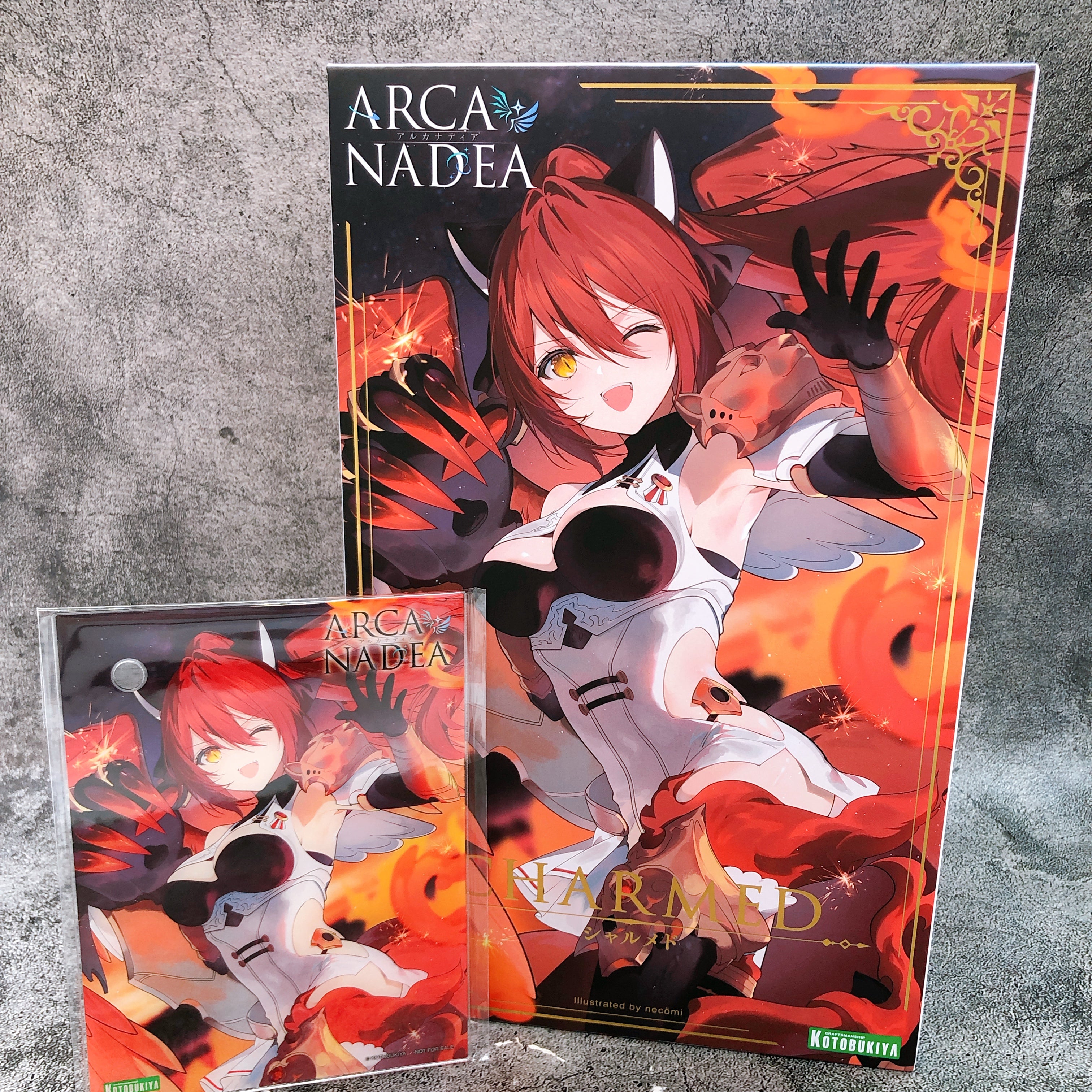 ARCANADEA Chaemed & Bonus Acrylic Stand Set Model Kit KOTOBUKIYA NEW FASTSHIP