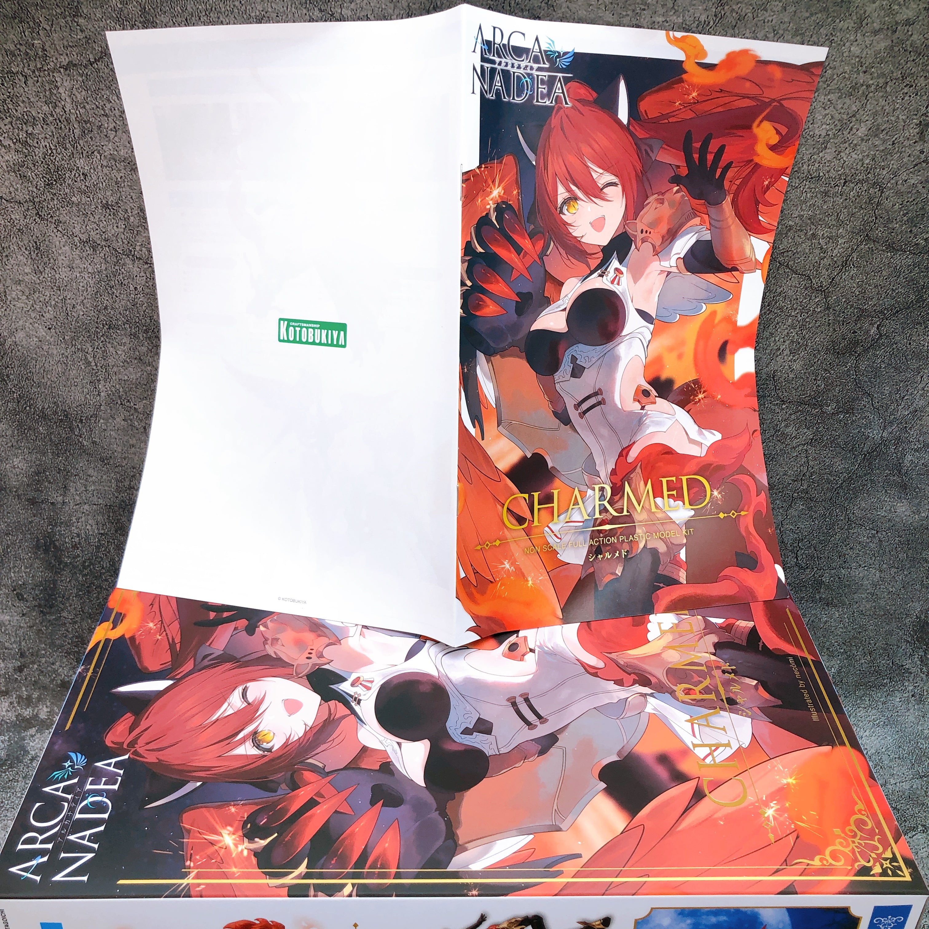 ARCANADEA Chaemed & Bonus Acrylic Stand Set Model Kit KOTOBUKIYA NEW FASTSHIP