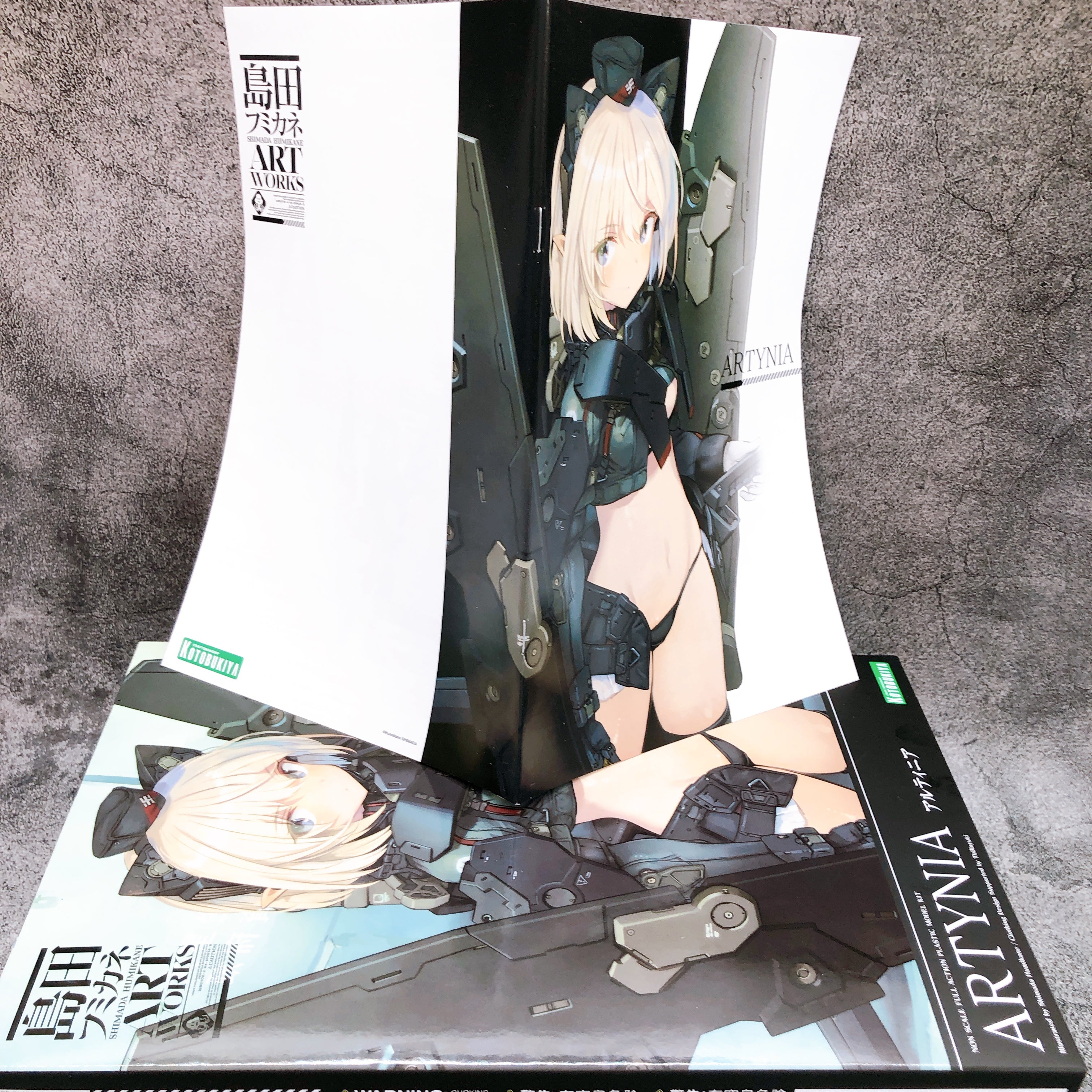 Shimada Humikane Art Works Artynia & Bonus Parts Set Model Kit KOTOBUKIYA NEW