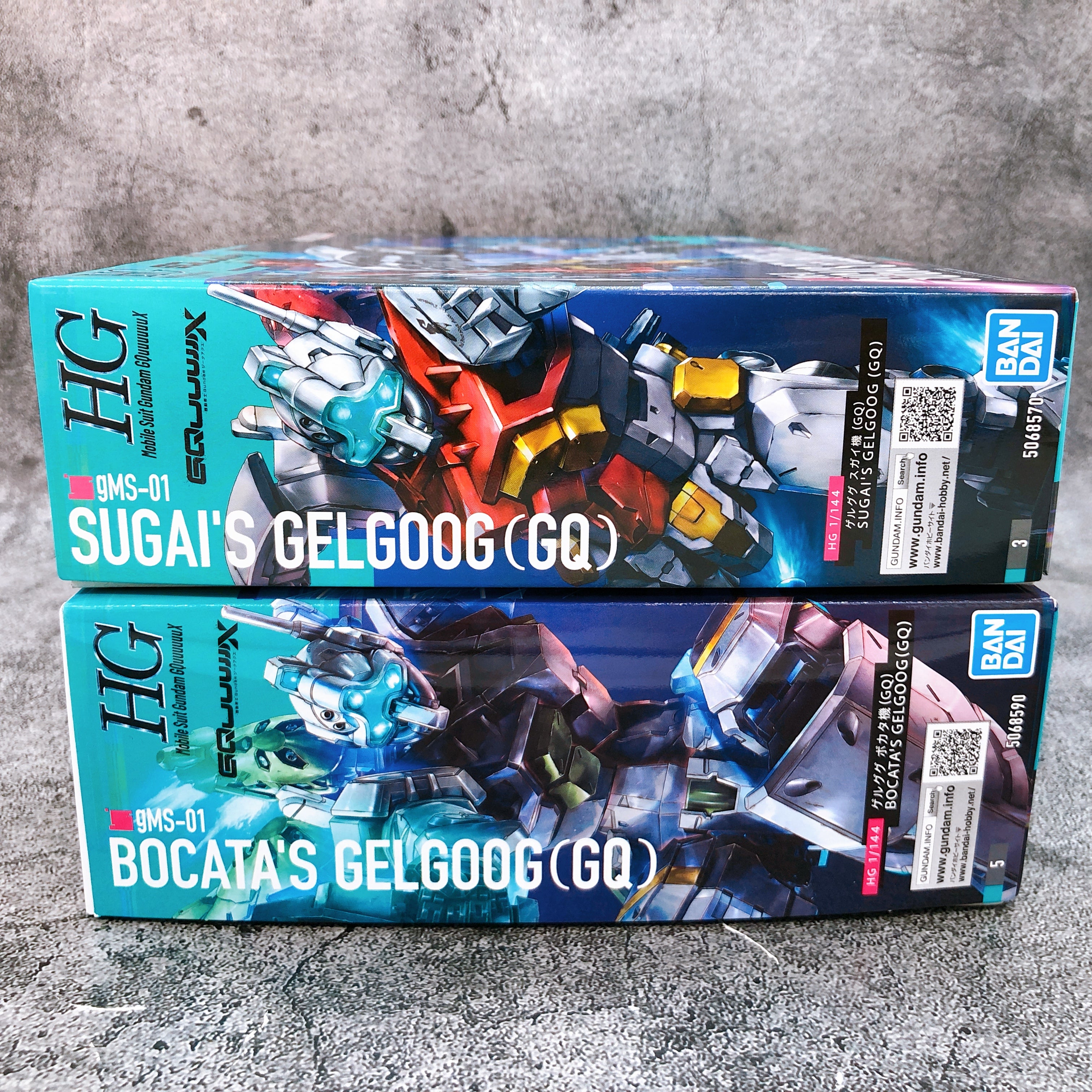HG 1/144 Sugai's Gelgoog (GQ) & Bocata's Gelgoog (GQ) Set Model Kit Bandai NEW