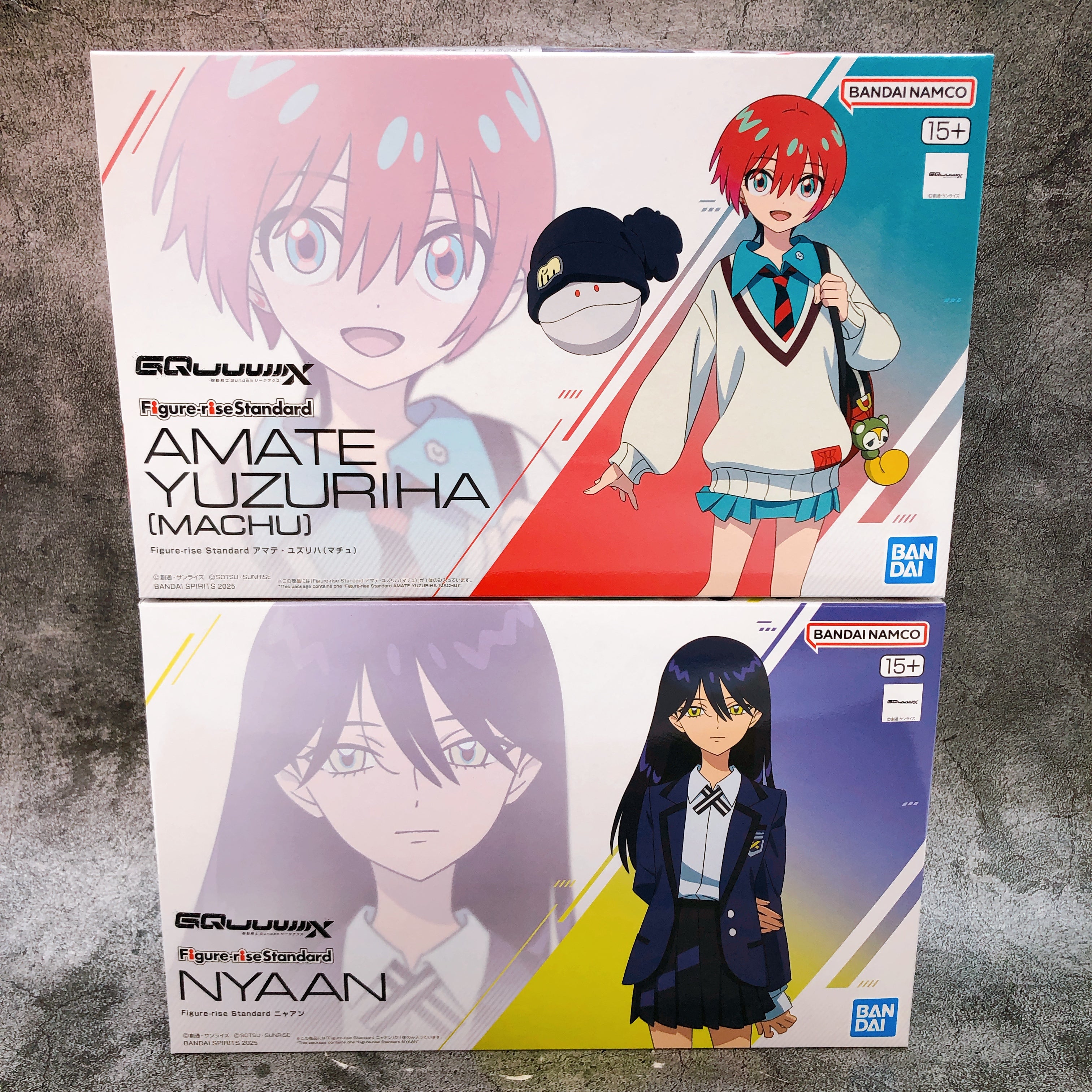 Figure-rise Standard Amate Yuzuriha Machu & Nyaan Set Model Kit Bandai Japan NEW