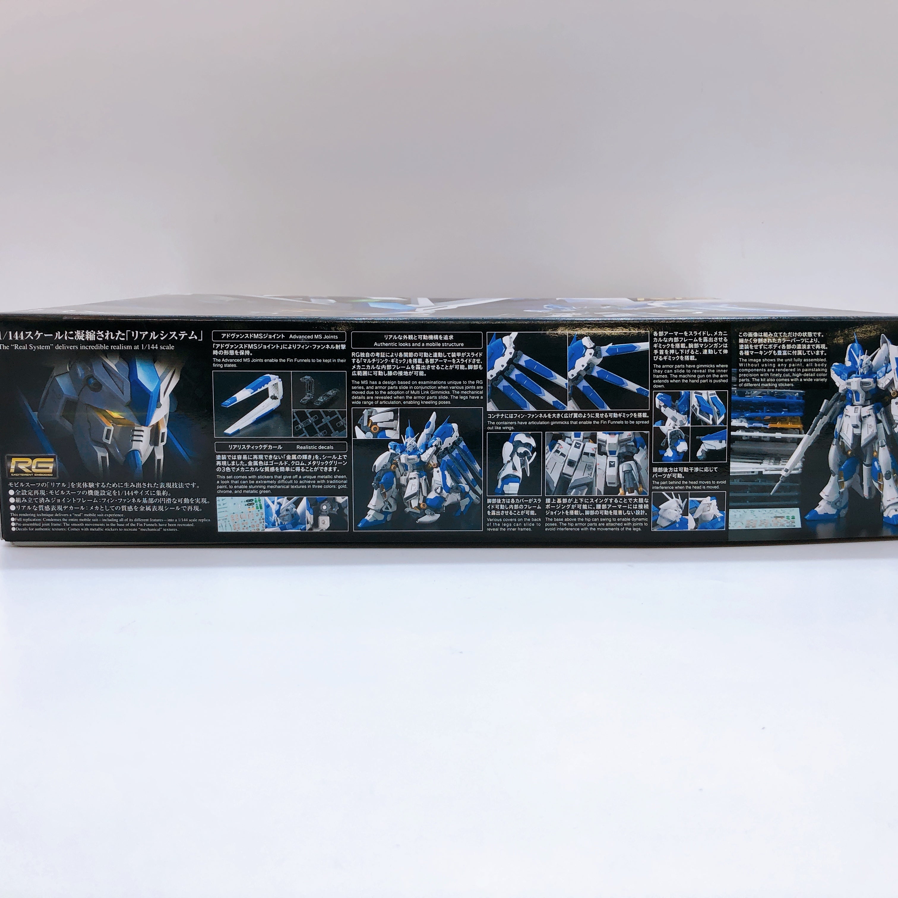 RG 1/144 Hi-Nu Gundam & Hyper Mega Bazooka Launcher Set Kit