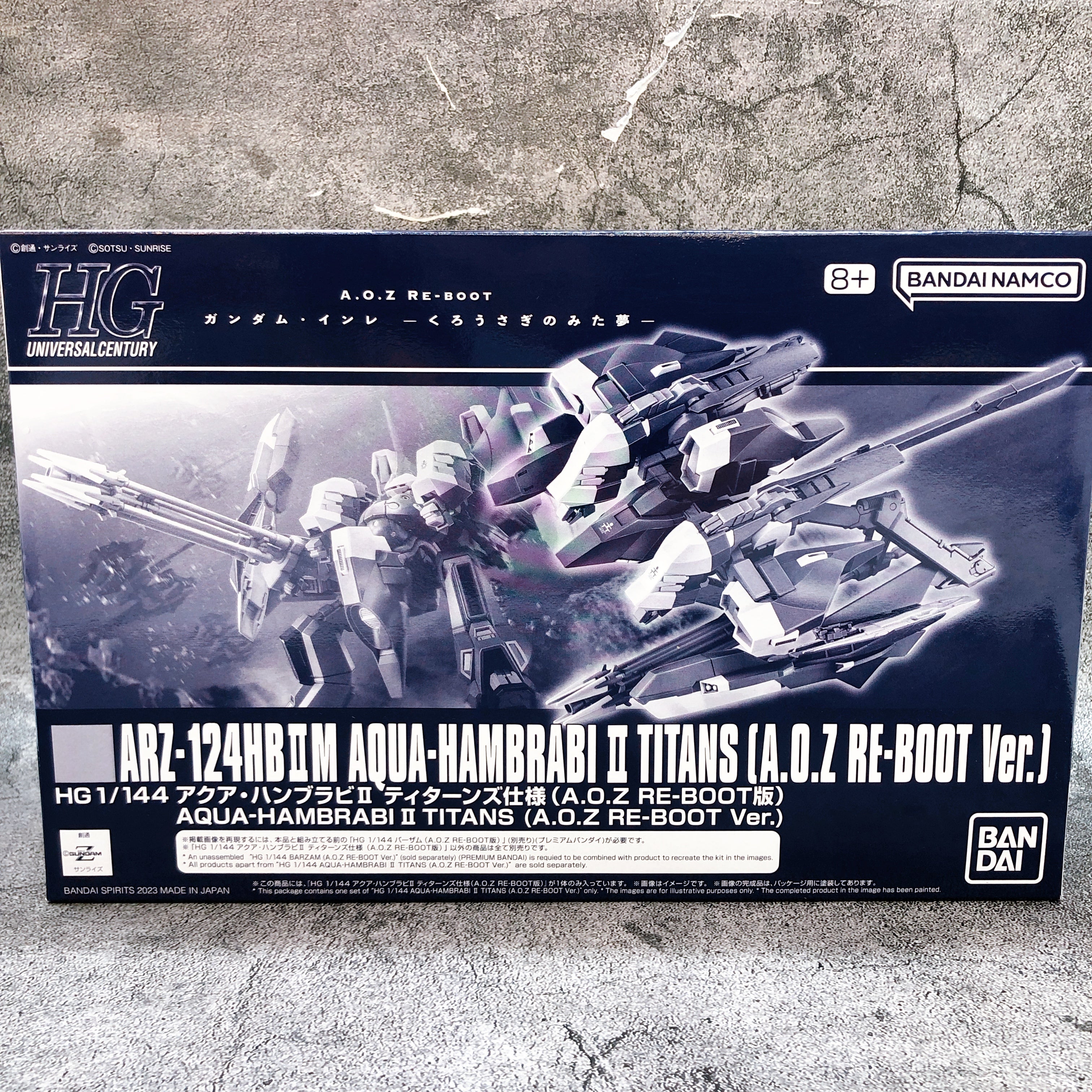HG 1/144 Barzam & Aqua-Hambrabi II Titans A.O.Z Re-Boot Ver Set Premium Bandai