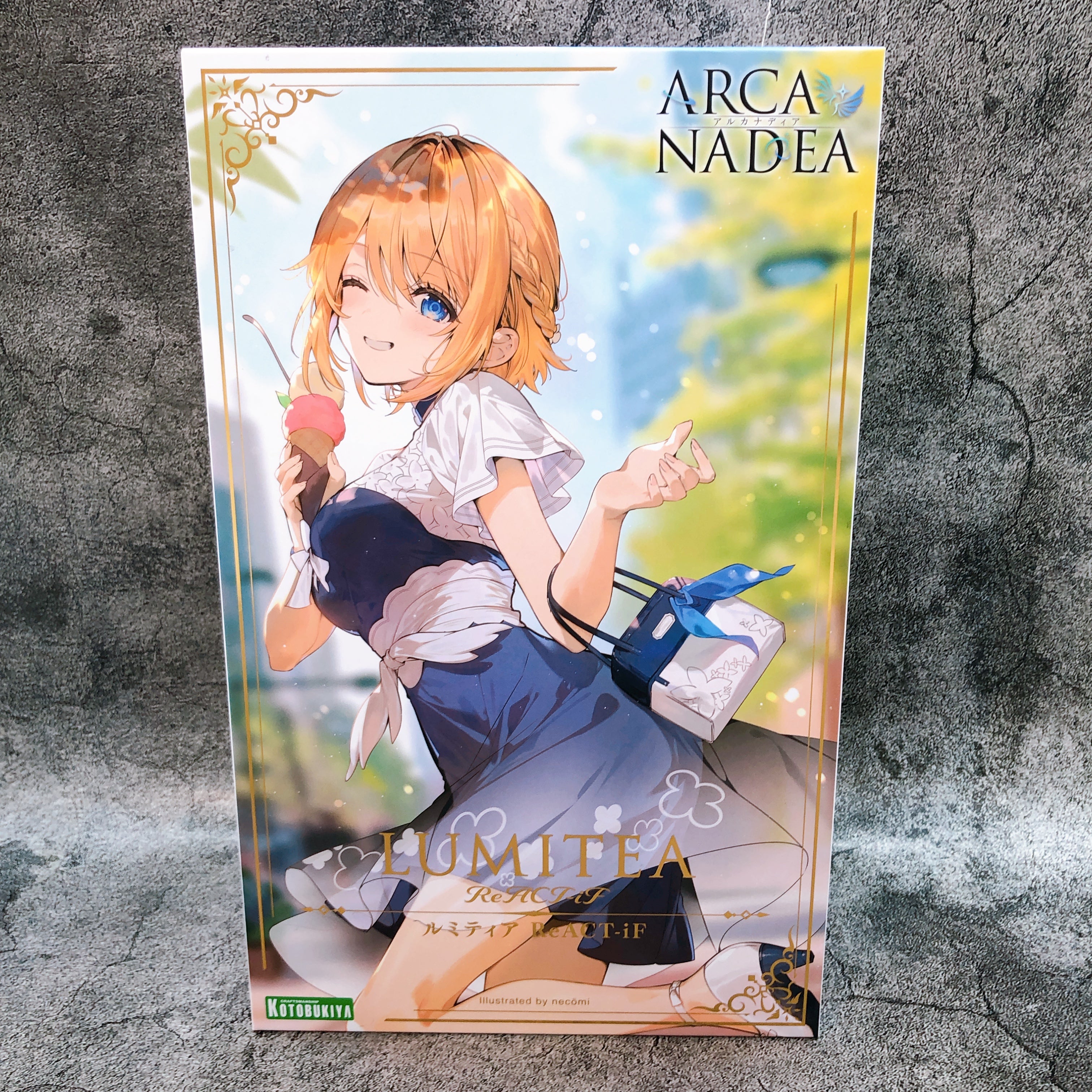 ARCANADEA Lumitea ReACT-iF & Bonus Dress Parts Set Model Kit KOTOBUKIYA Japan