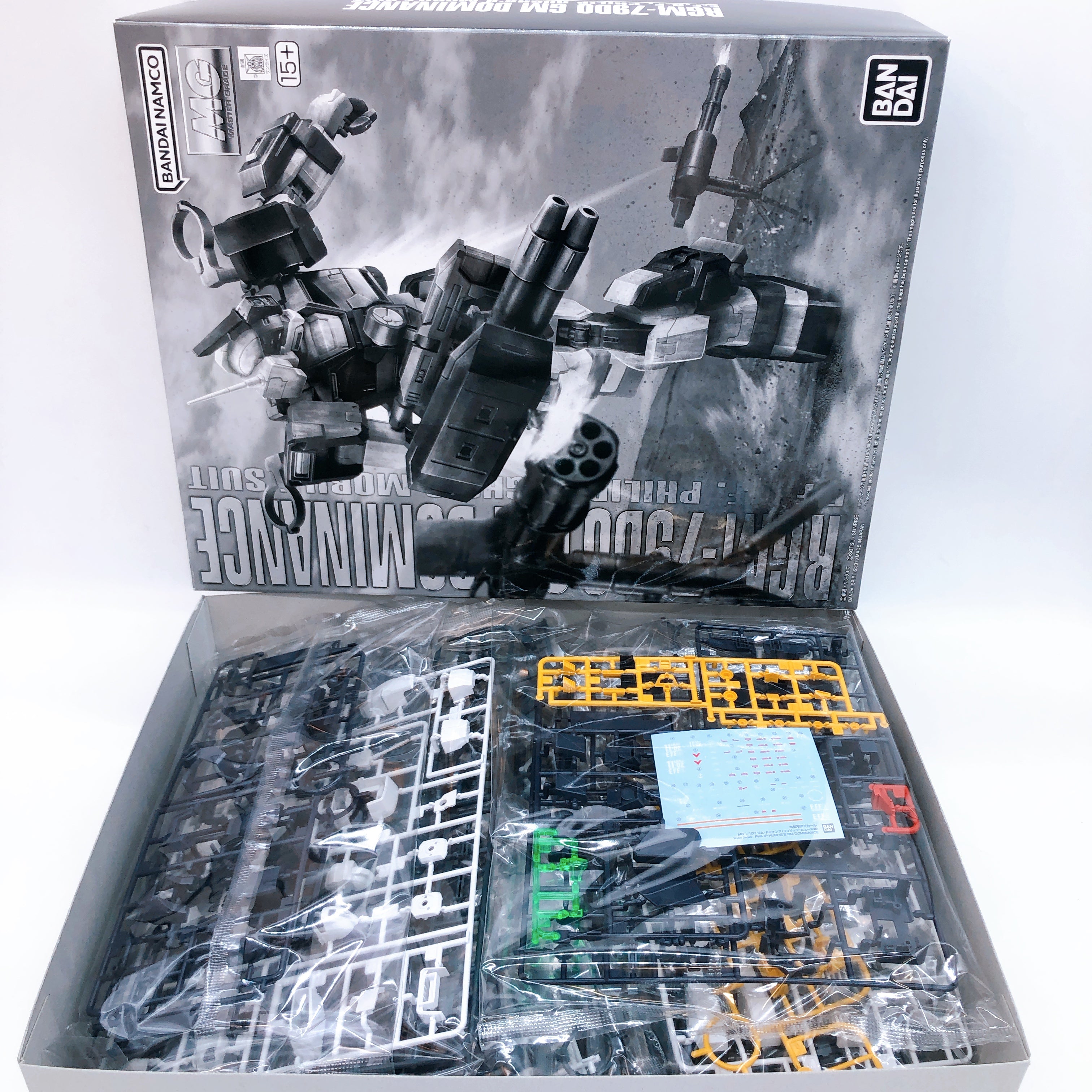 MG 1/100 GM Dominance & Philip Hughs's GM Dominance Set Kit Premium Bandai NEW