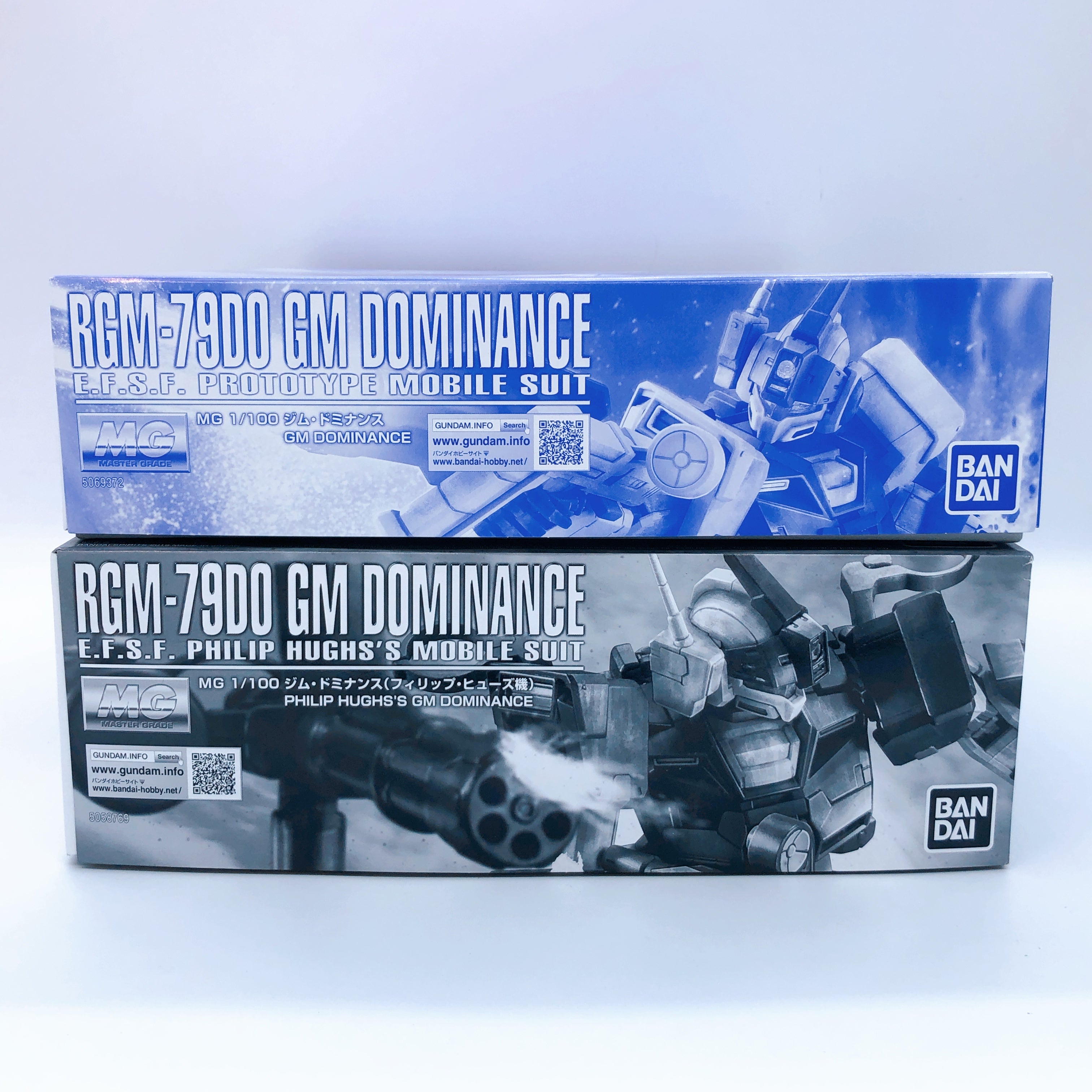 MG 1/100 GM Dominance & Philip Hughs's GM Dominance Set Kit Premium Bandai NEW