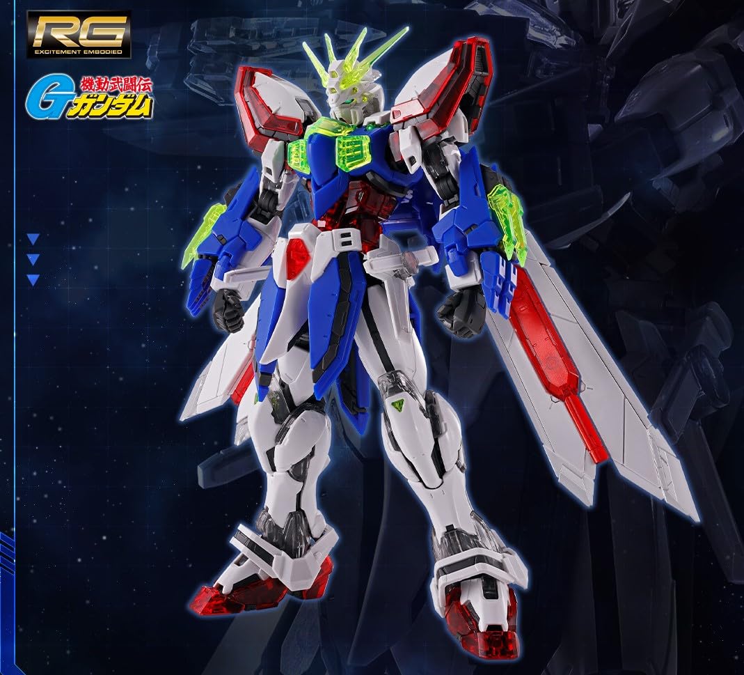 RG 1/144 God Gundam Solid Clear & Expansion Set G Gundam Model Kit Ban