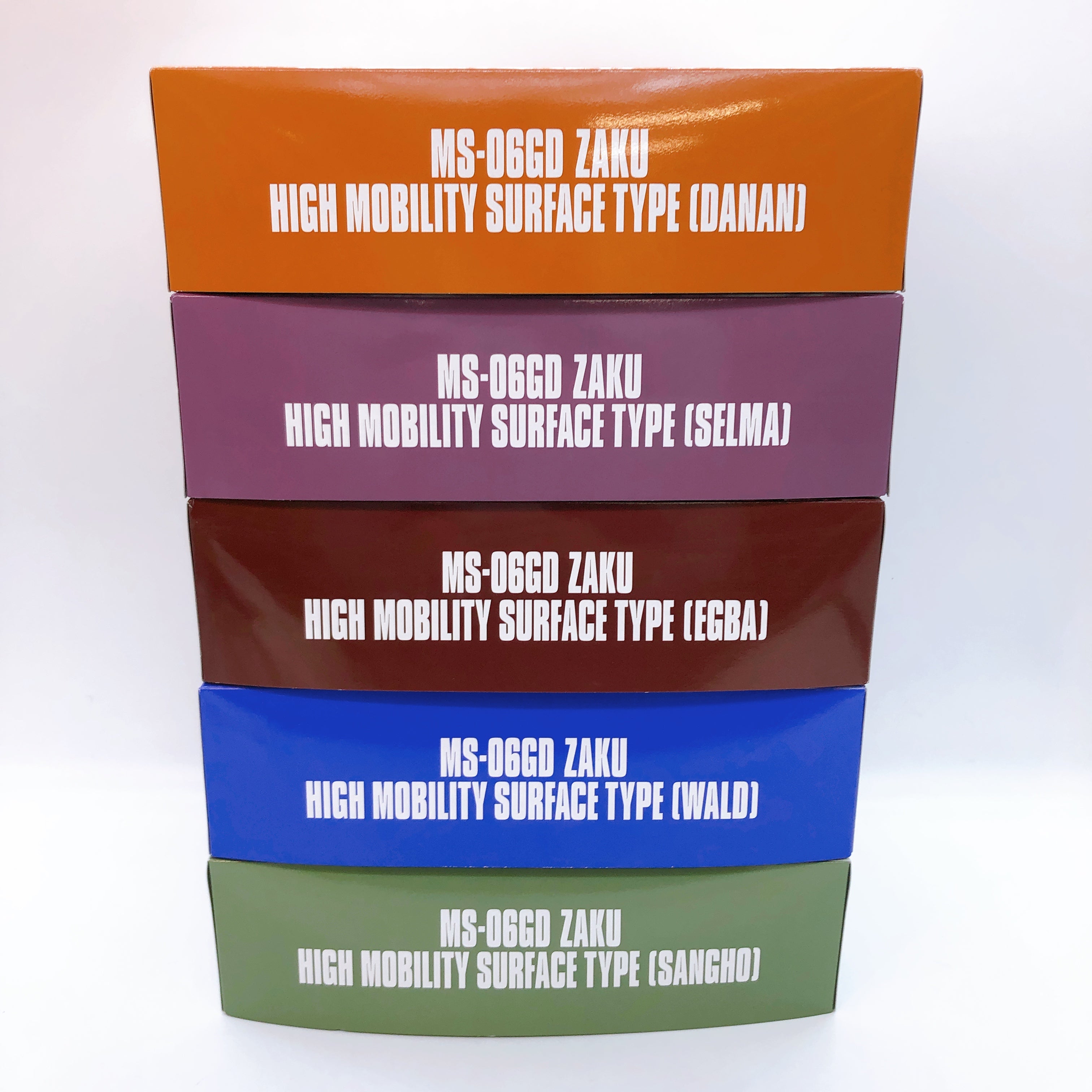 HG 1/144 Zaku High Mobility Surface Type Danan Selma Egba Wald Sangho SET Bandai