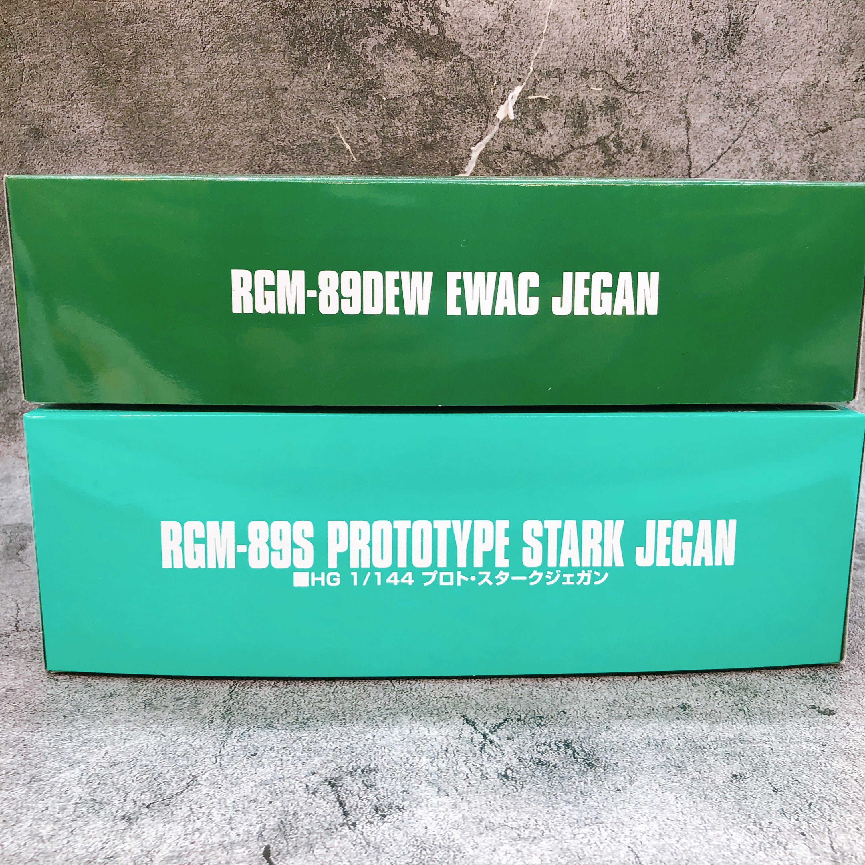 HGUC 1/144 Prototype Stark Jegan & EWAC Jegan Set Model Kit Premium Ba