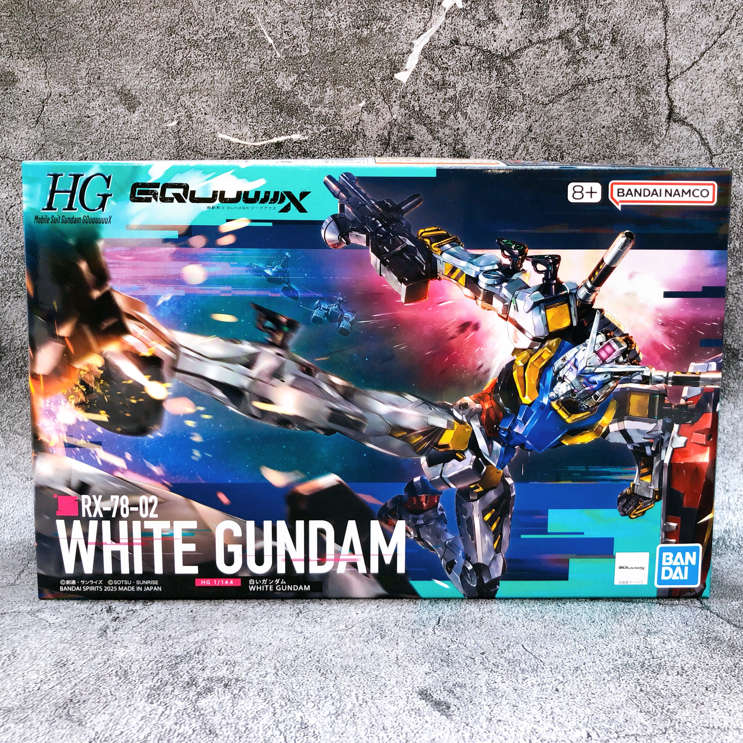 HG 1/144 White Gundam & Char's Zaku GQ Set Gundam GQuuuuuuX Model Kit Bandai NEW