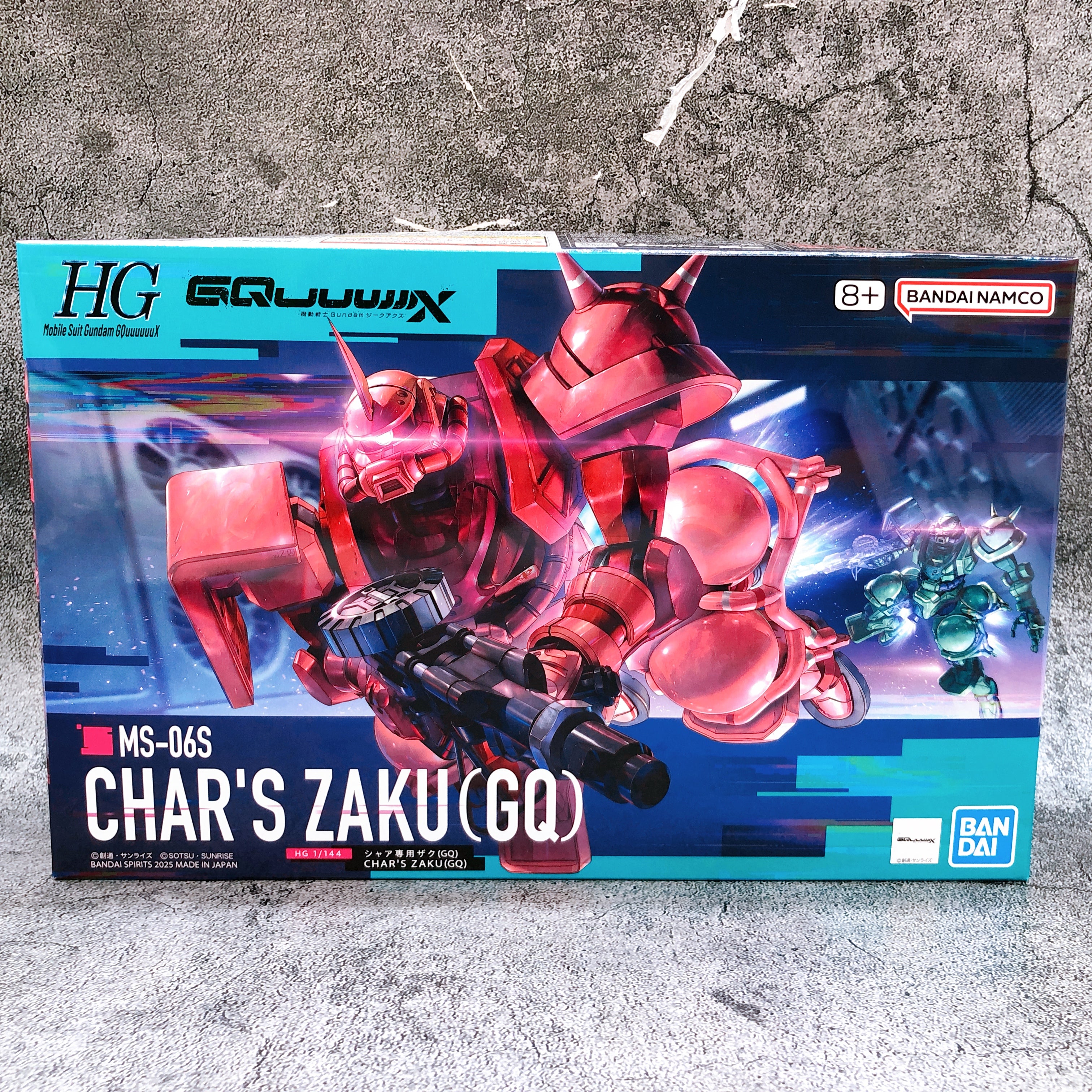 HG 1/144 White Gundam & Char's Zaku GQ Set Gundam GQuuuuuuX Model Kit Bandai NEW