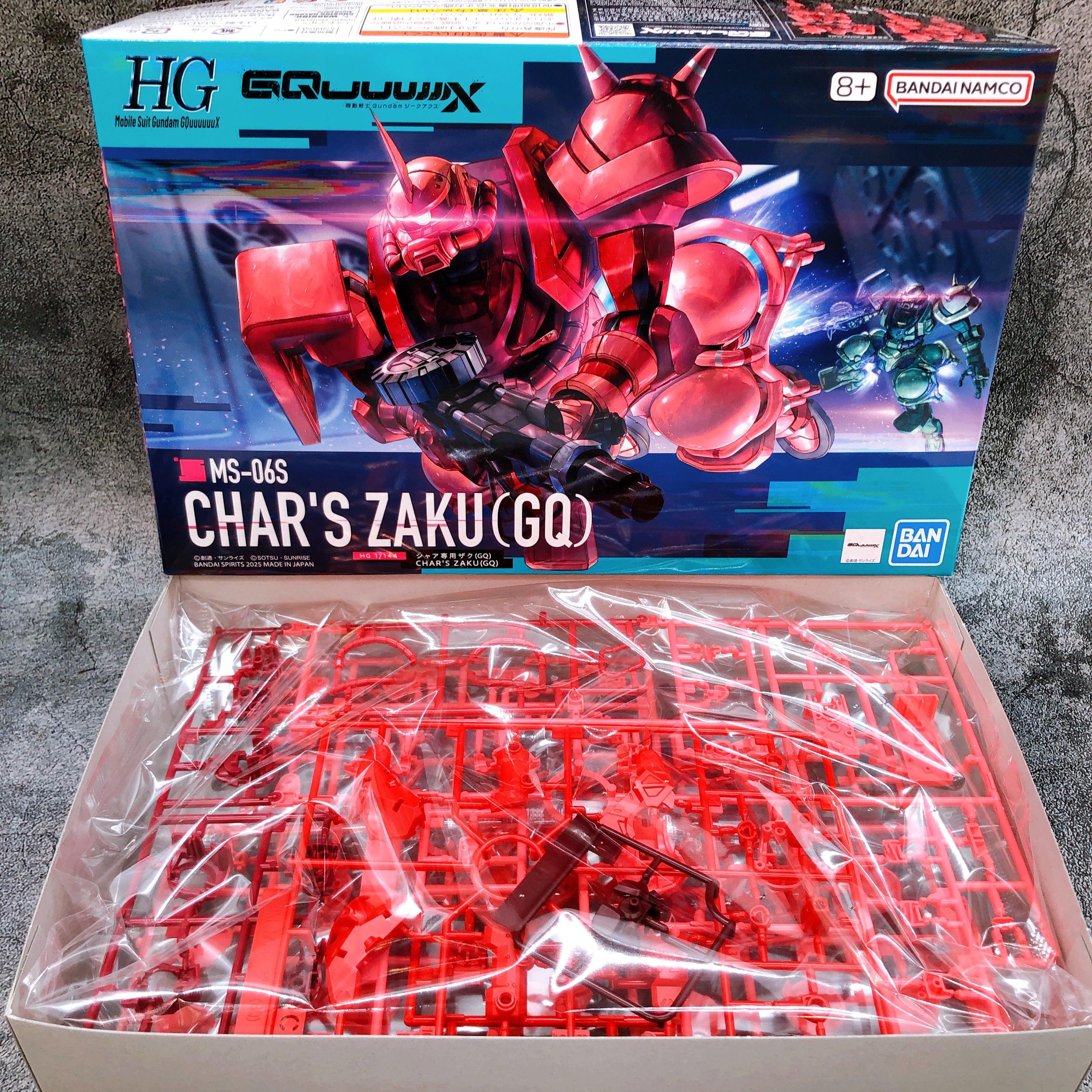 HG 1/144 White Gundam & Char's Zaku GQ Set Gundam GQuuuuuuX Model Kit Bandai NEW