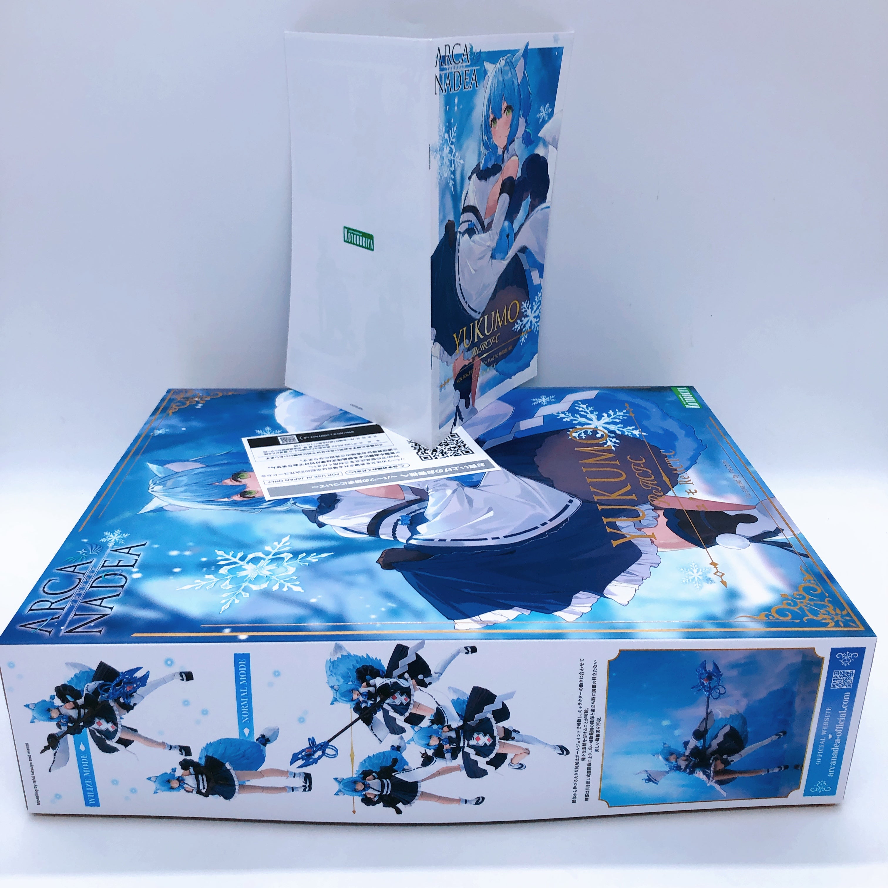 ARCANADEA Yukumo ReACT-C & Bonus Hair Parts Set Model Kit KOTOBUKIYA Japan NEW