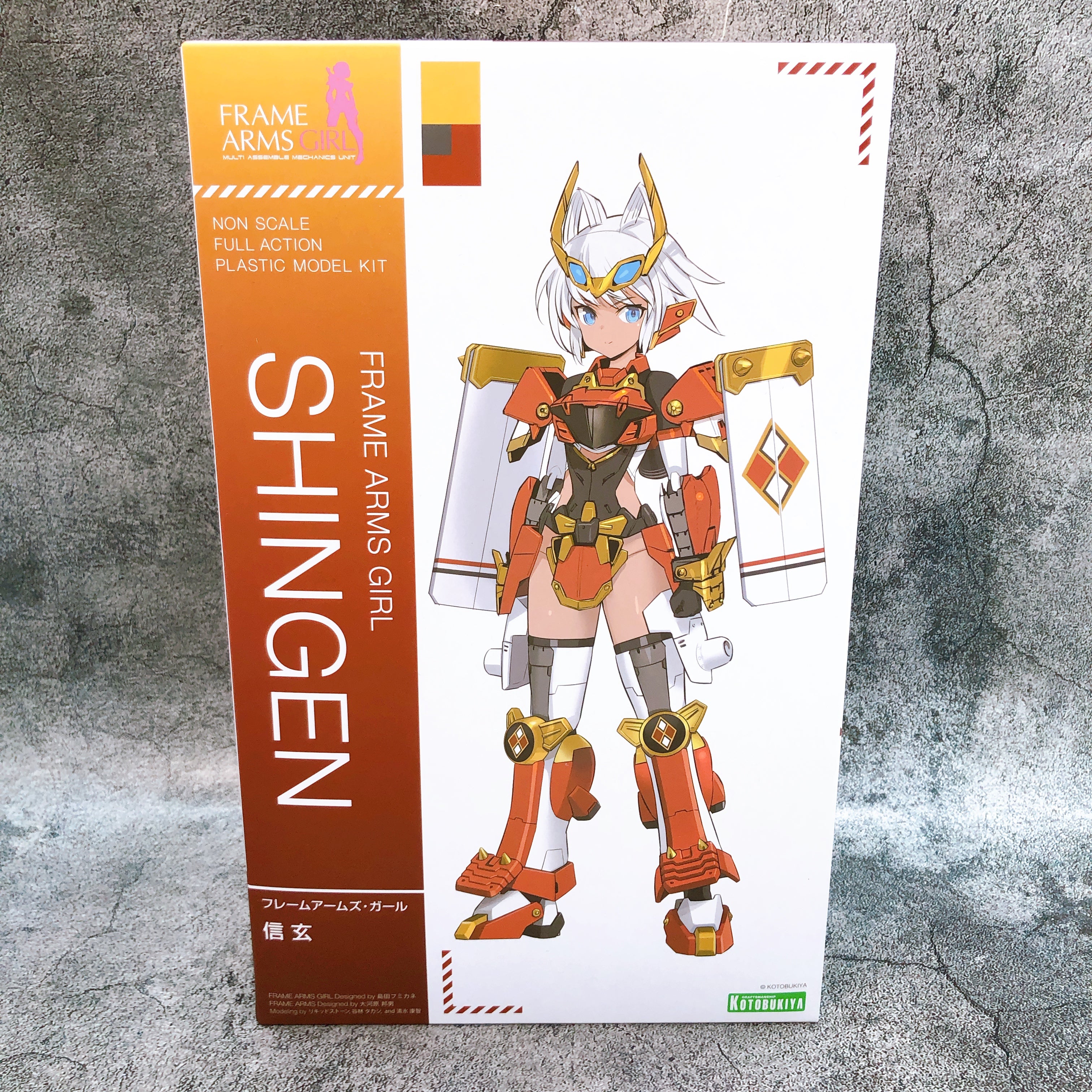 Frame Arms Girl Shingen & Bonus Hair Parts Set Model Kit KOTOBUKIYA Japan NEW