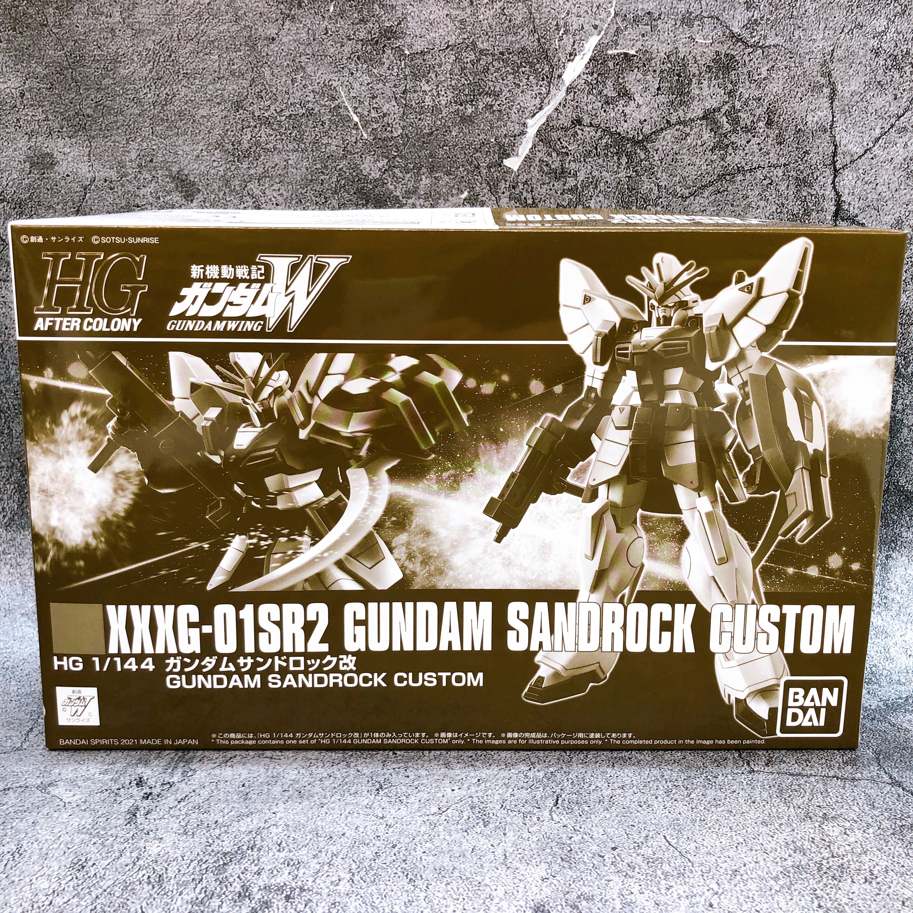 HG 1/144 Gundam Sandrock Custom & Gundam Deathscythe Hell Set Kit Premium Bandai