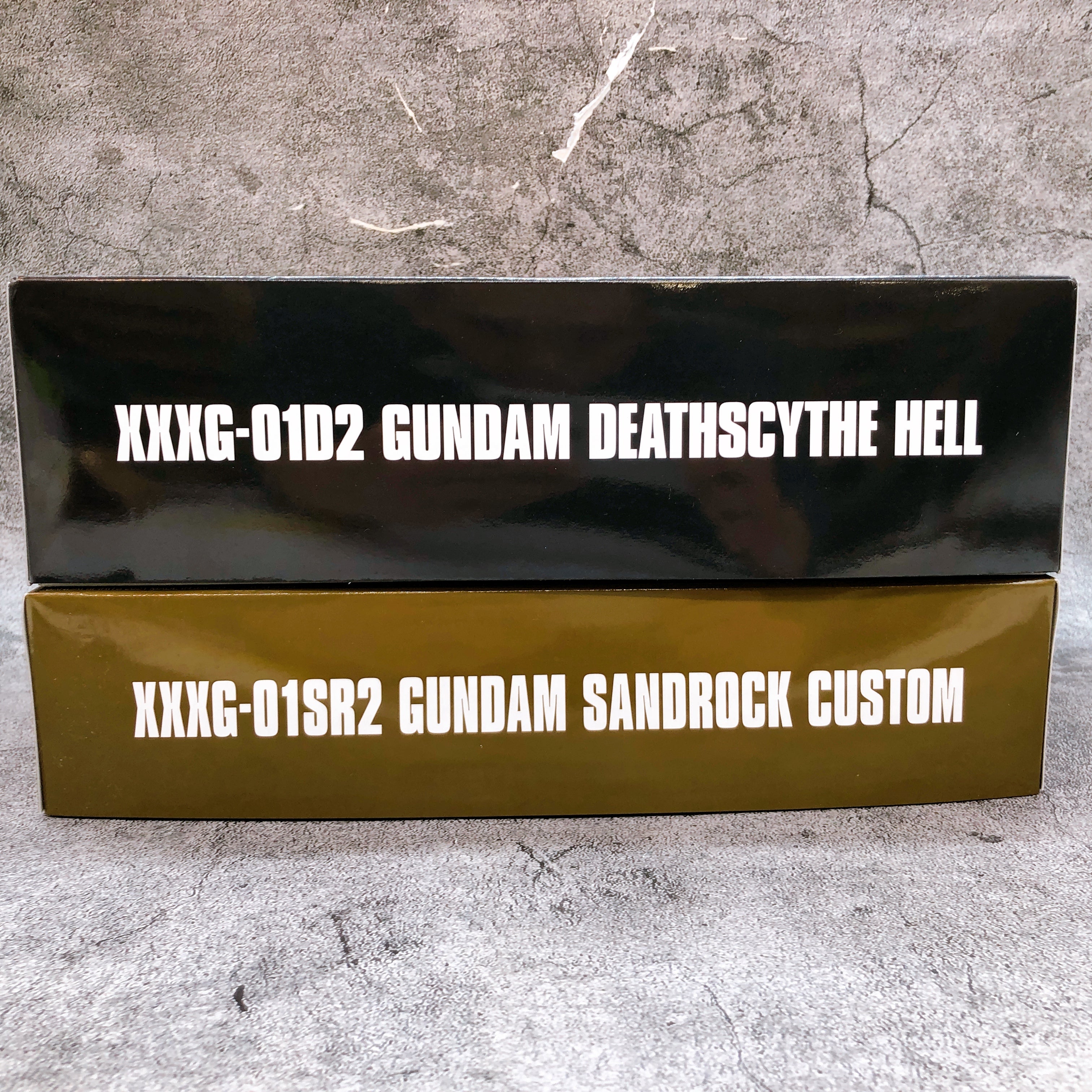 HG 1/144 Gundam Sandrock Custom & Gundam Deathscythe Hell Set Kit Premium Bandai