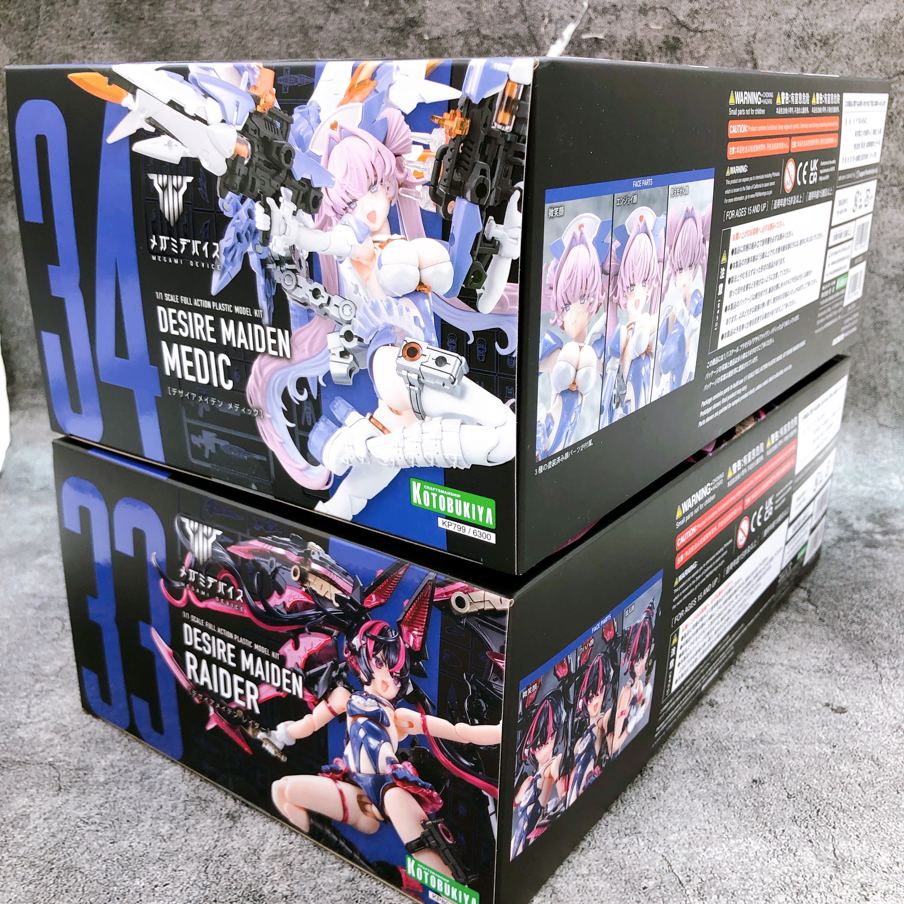 Megami Device Desire Maiden Raider & Medic Set Model Kit KOTOBUKIYA Japan Sealed