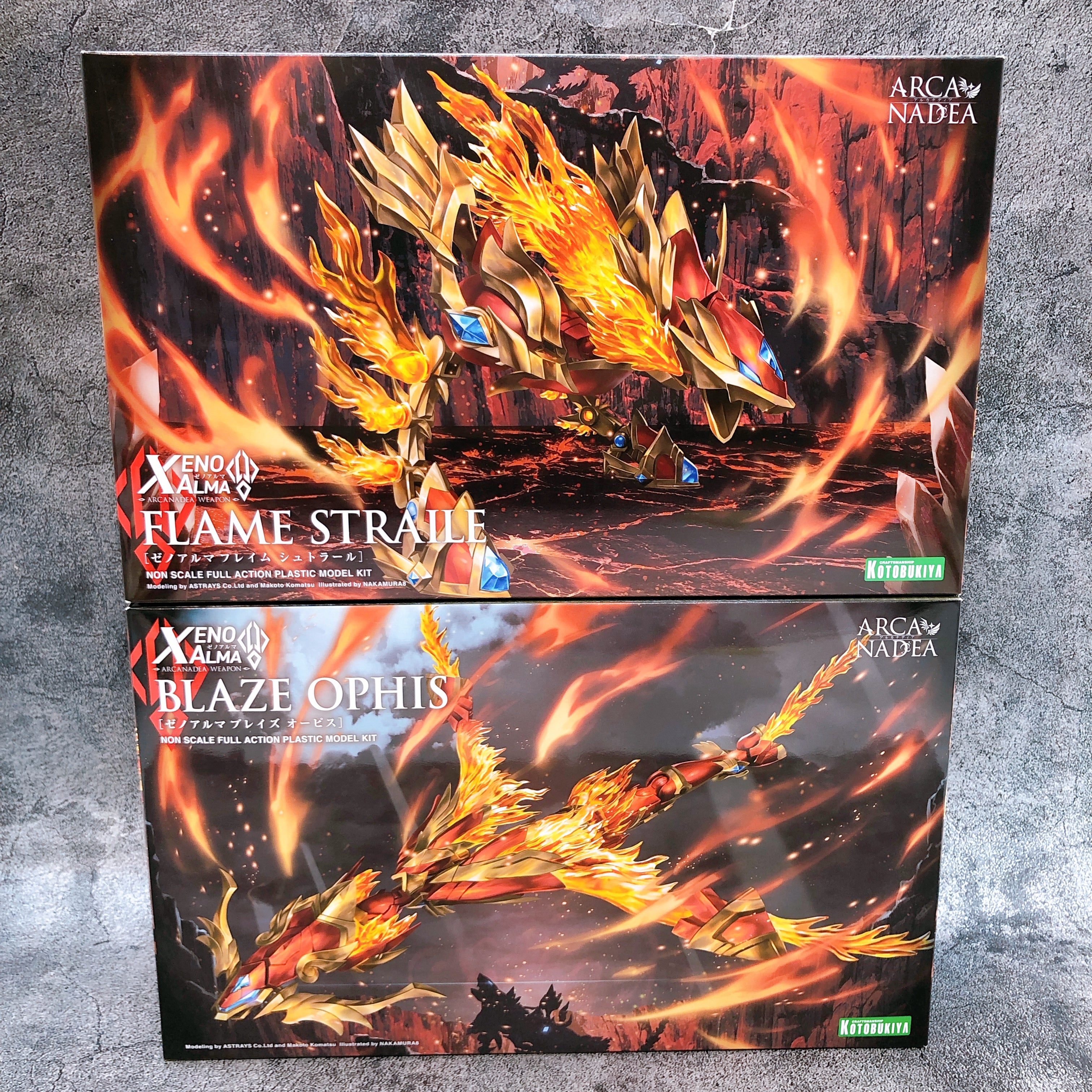 ARCANADEA Flame Straile Blaze Ophis & Bonus Parts Set Kit KOTOBUKIYA Japan NEW