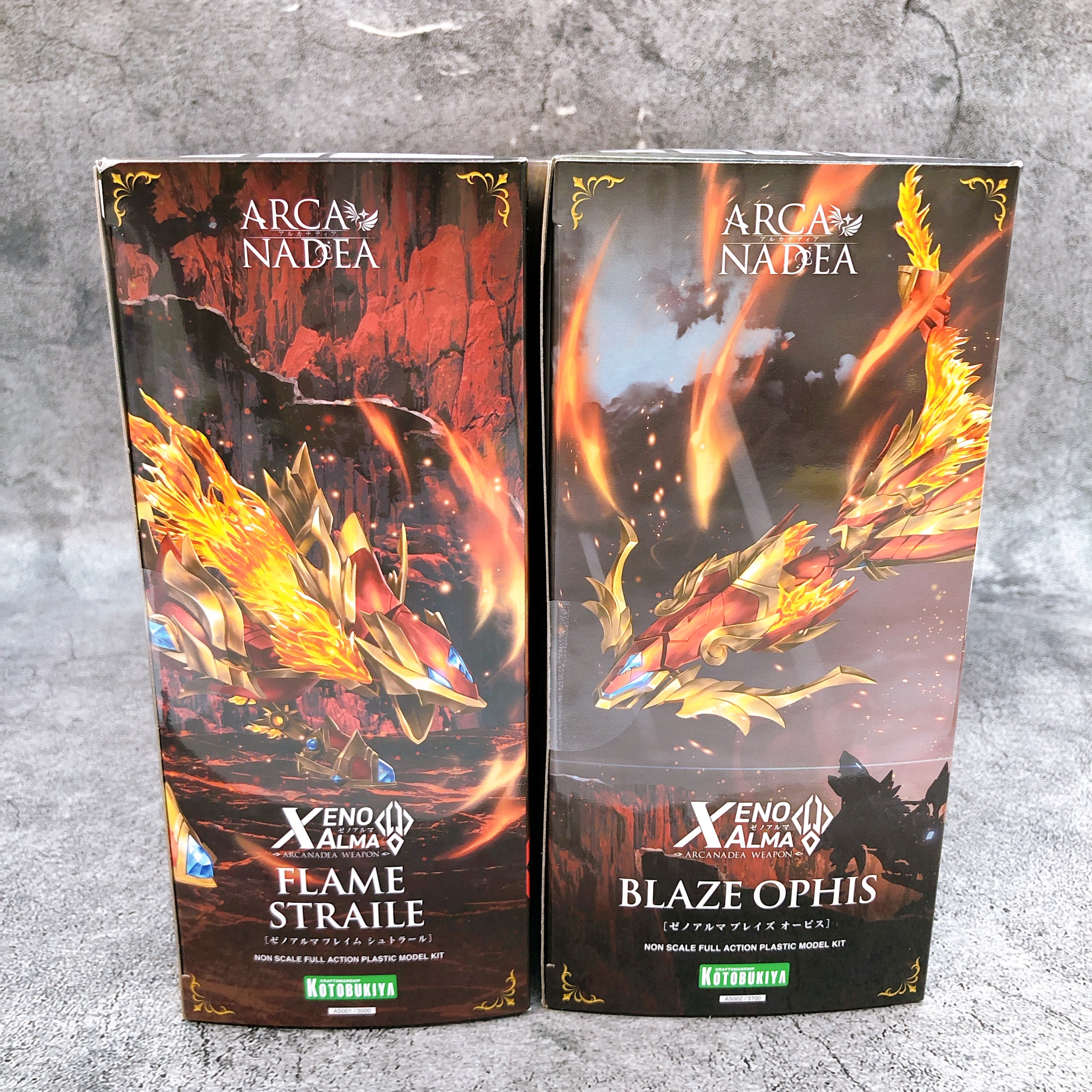 ARCANADEA Flame Straile Blaze Ophis & Bonus Parts Set Kit KOTOBUKIYA Japan NEW