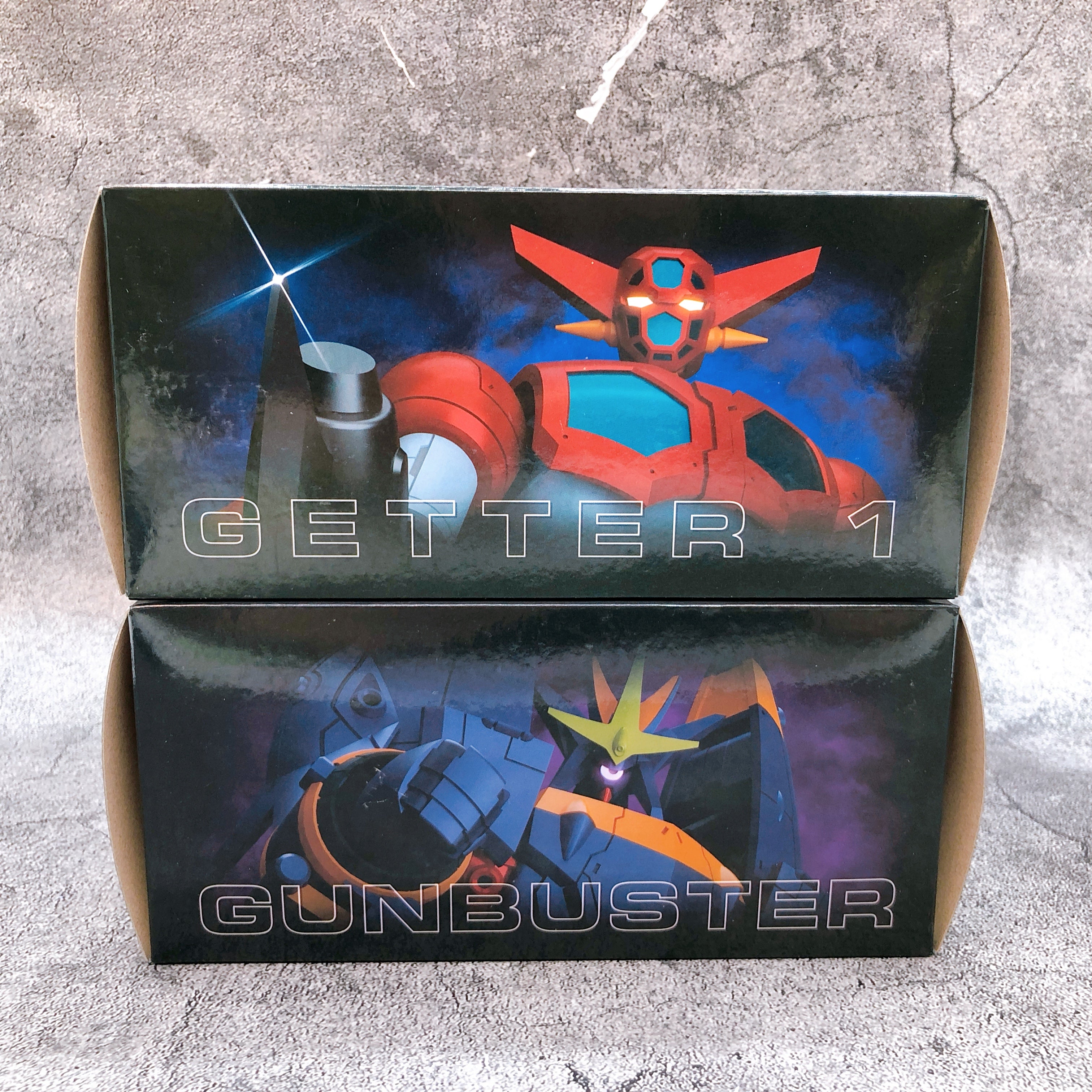 MODEROID Miniature Combining & Transforming Getter 1 & Gunbuster Set Kit Sealed