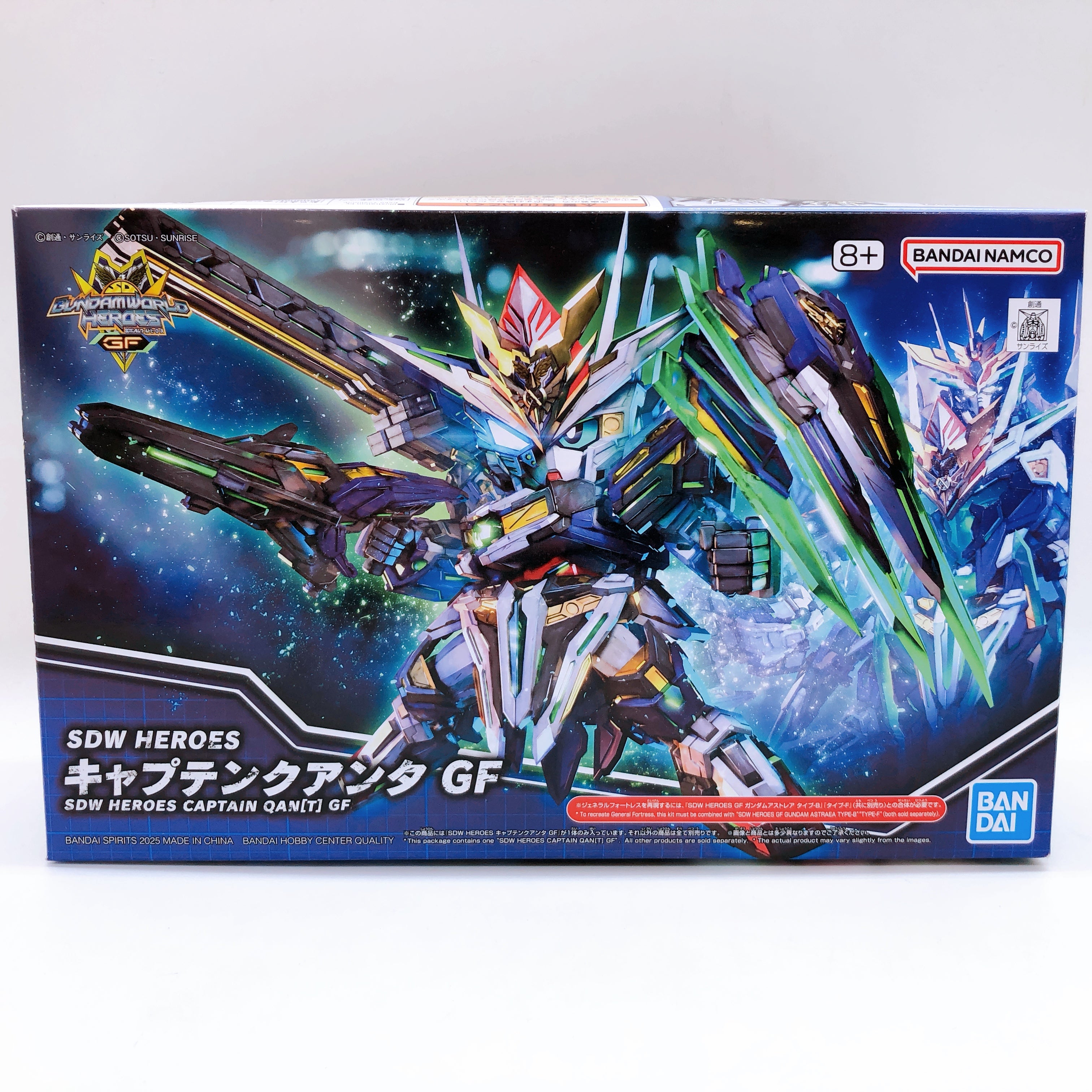 SDW HEROES Captain Qan[T] GF & GF Gundam Astraea Set of 3 Kit Bandai Japan NEW